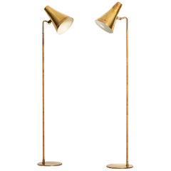 Paavo Tynell Floor Lamps Model K-10 Produced by Taito in Finland