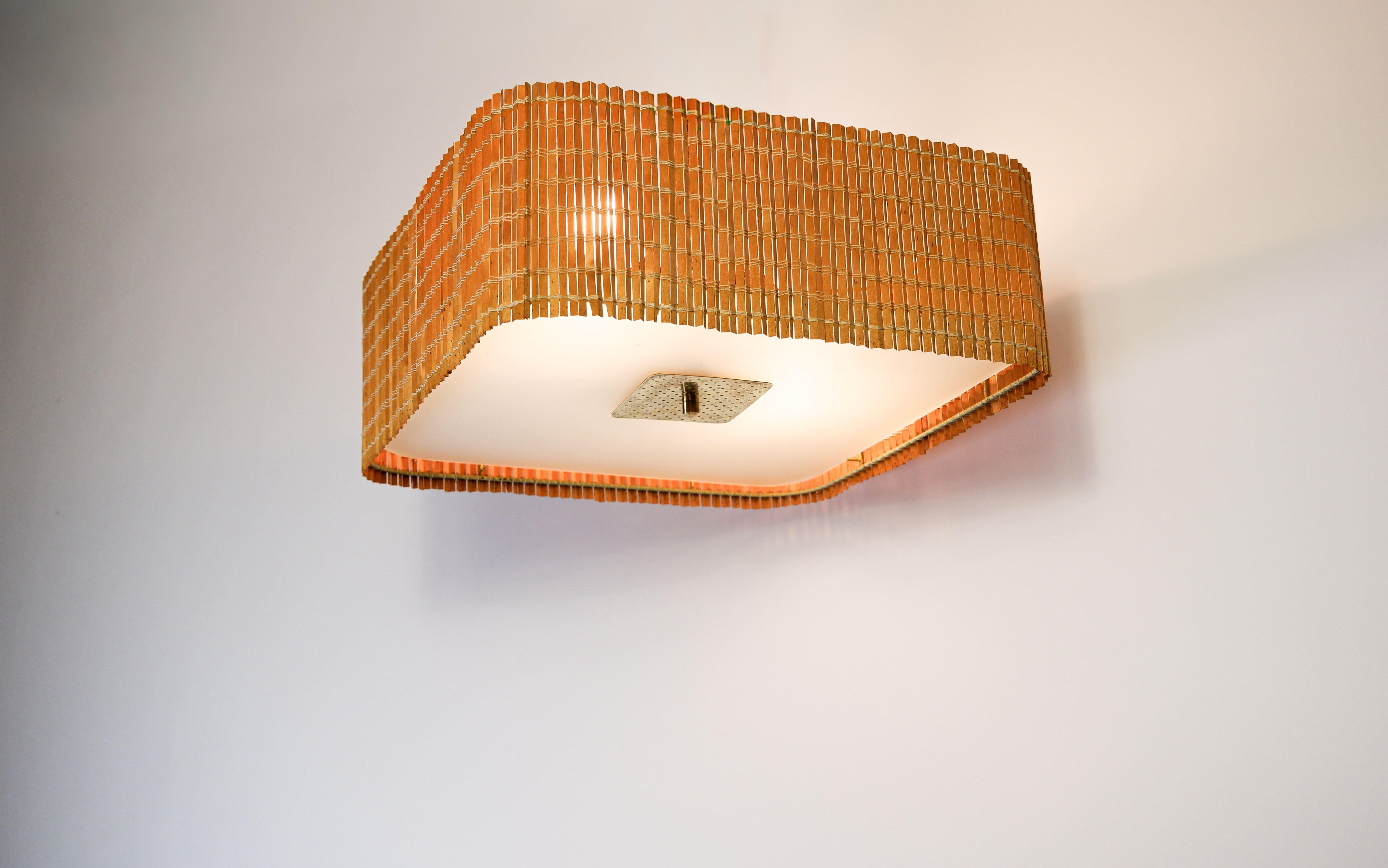 Paavo Tynell flush mount model 20428 for Idman. circa 1950 en vente 4