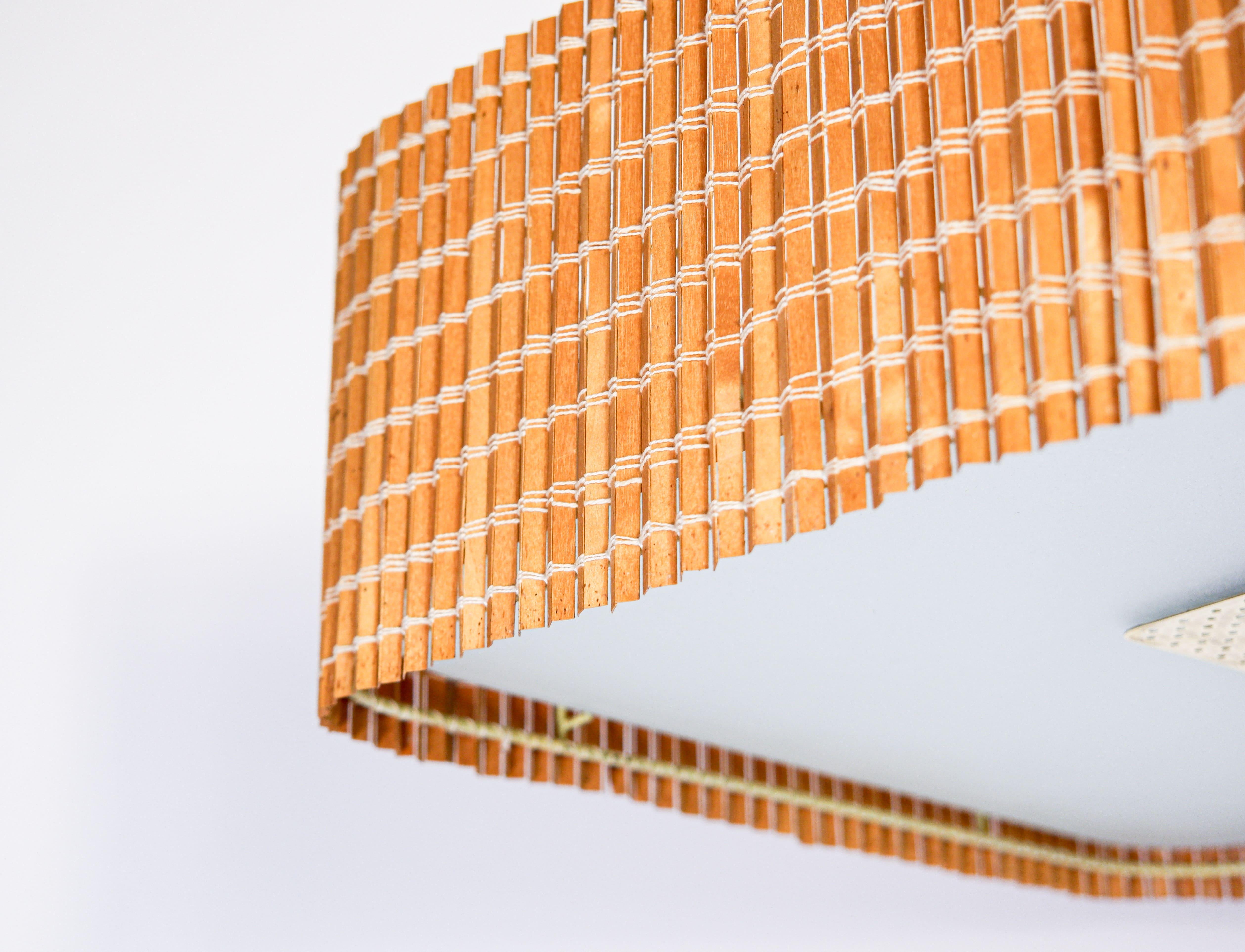 Milieu du XXe siècle Paavo Tynell flush mount model 20428 for Idman. circa 1950 en vente