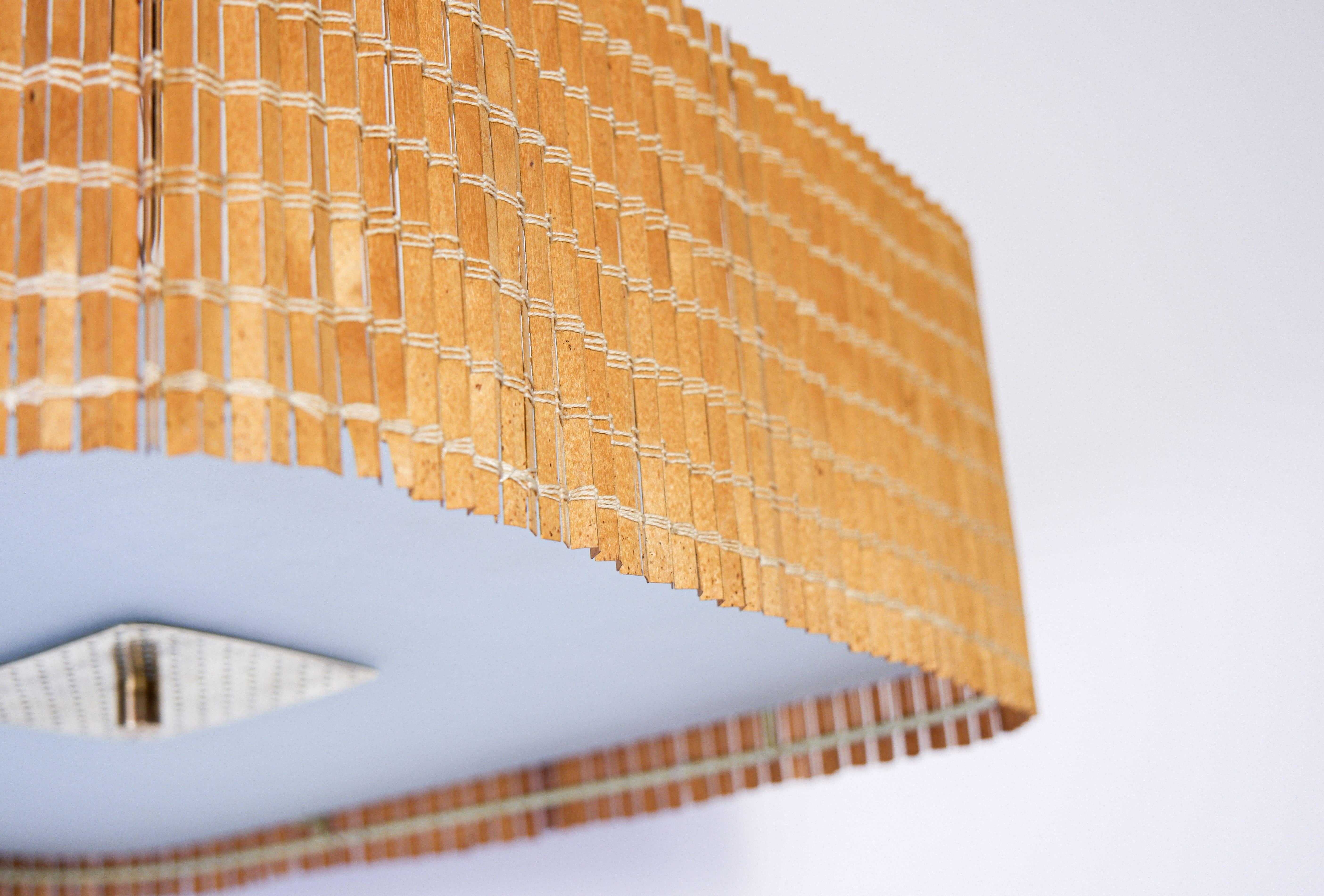 Laiton Paavo Tynell flush mount model 20428 for Idman. circa 1950 en vente