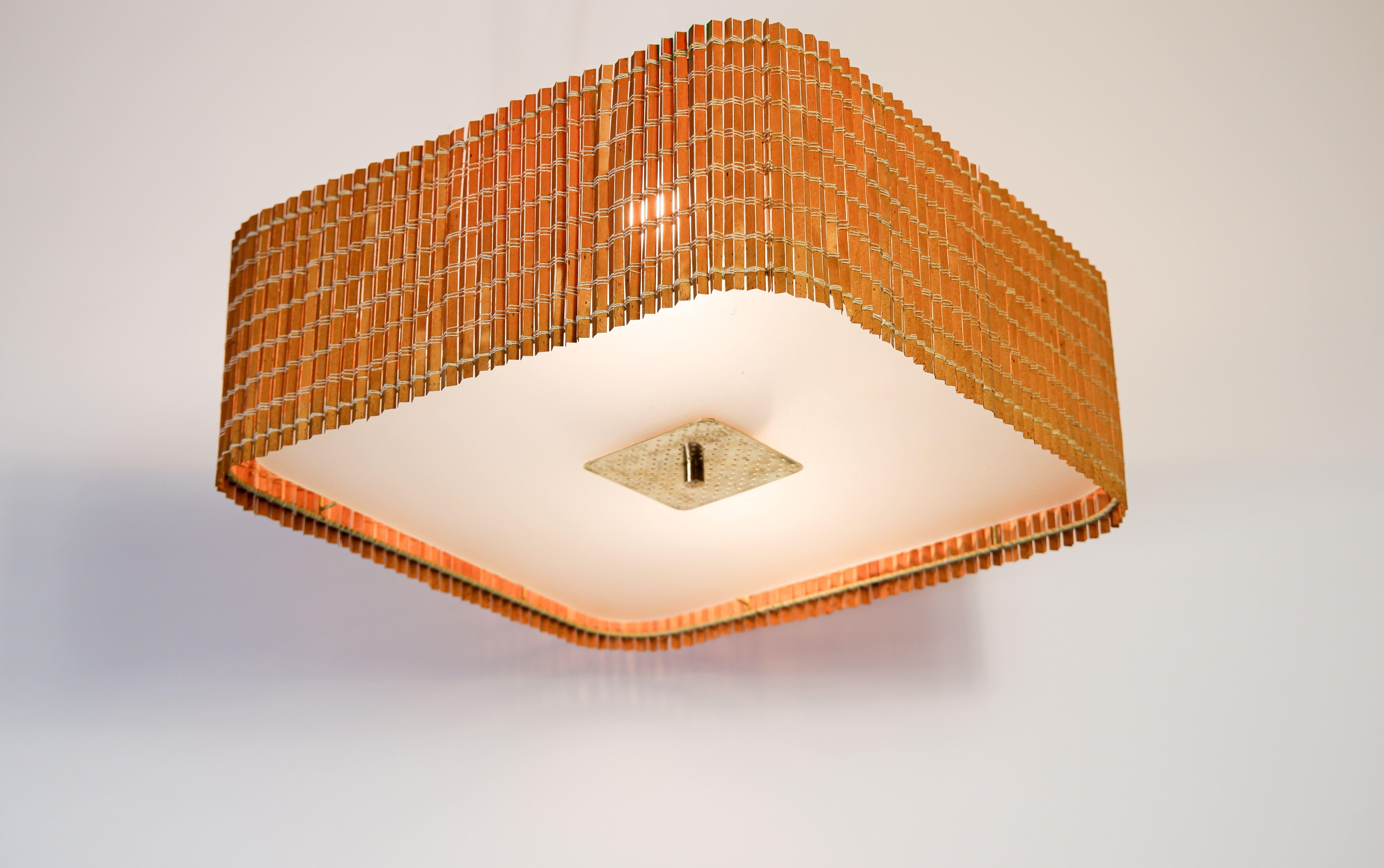 Paavo Tynell flush mount model 20428 for Idman. circa 1950 en vente 2