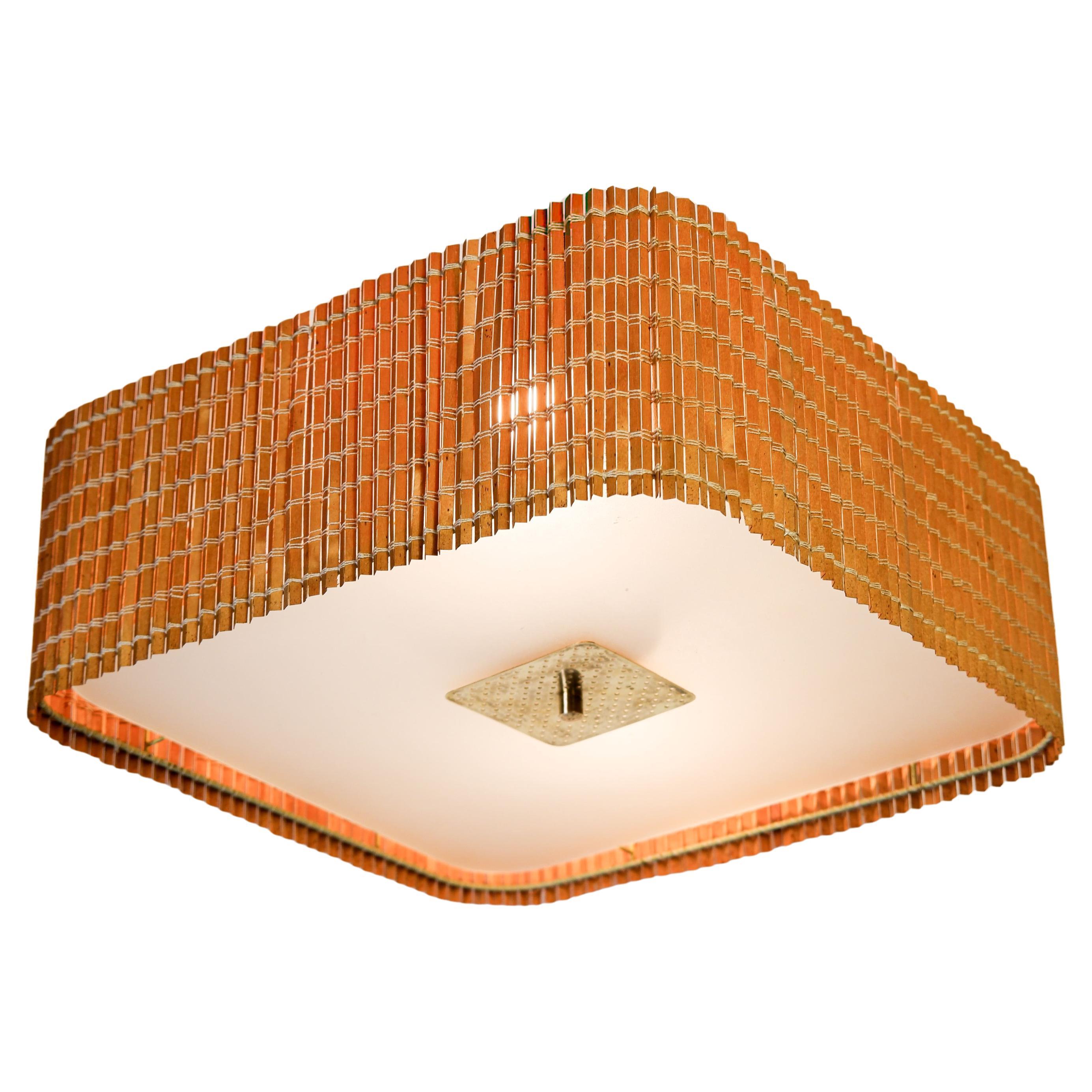 Paavo Tynell flush mount model 20428 for Idman. circa 1950