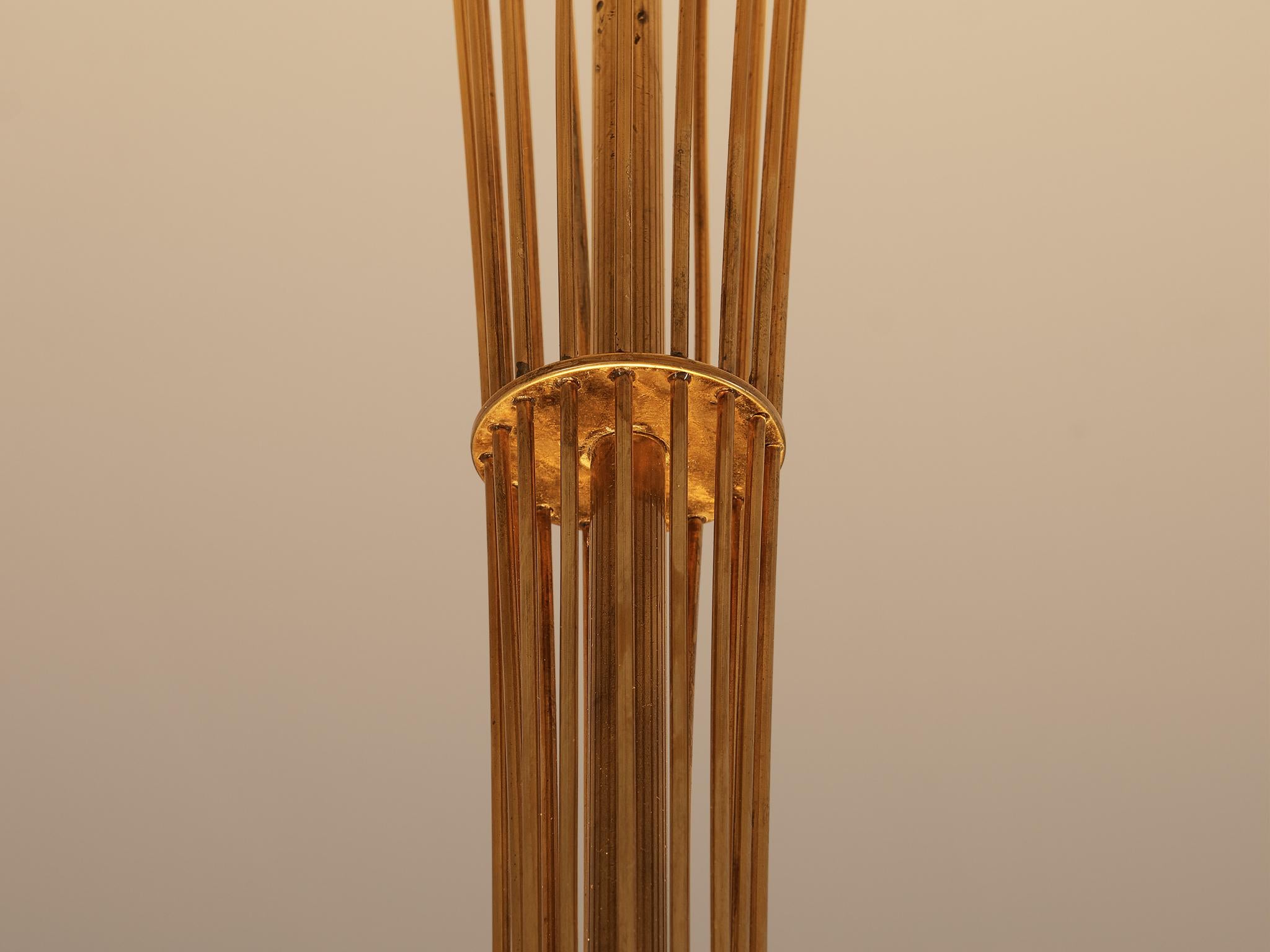 Paavo Tynell for Idman Chandelier in Brass  3