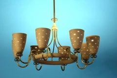 Paavo Tynell for Lightolier Rare Ballerina Eight Light Chandelier 1950's
