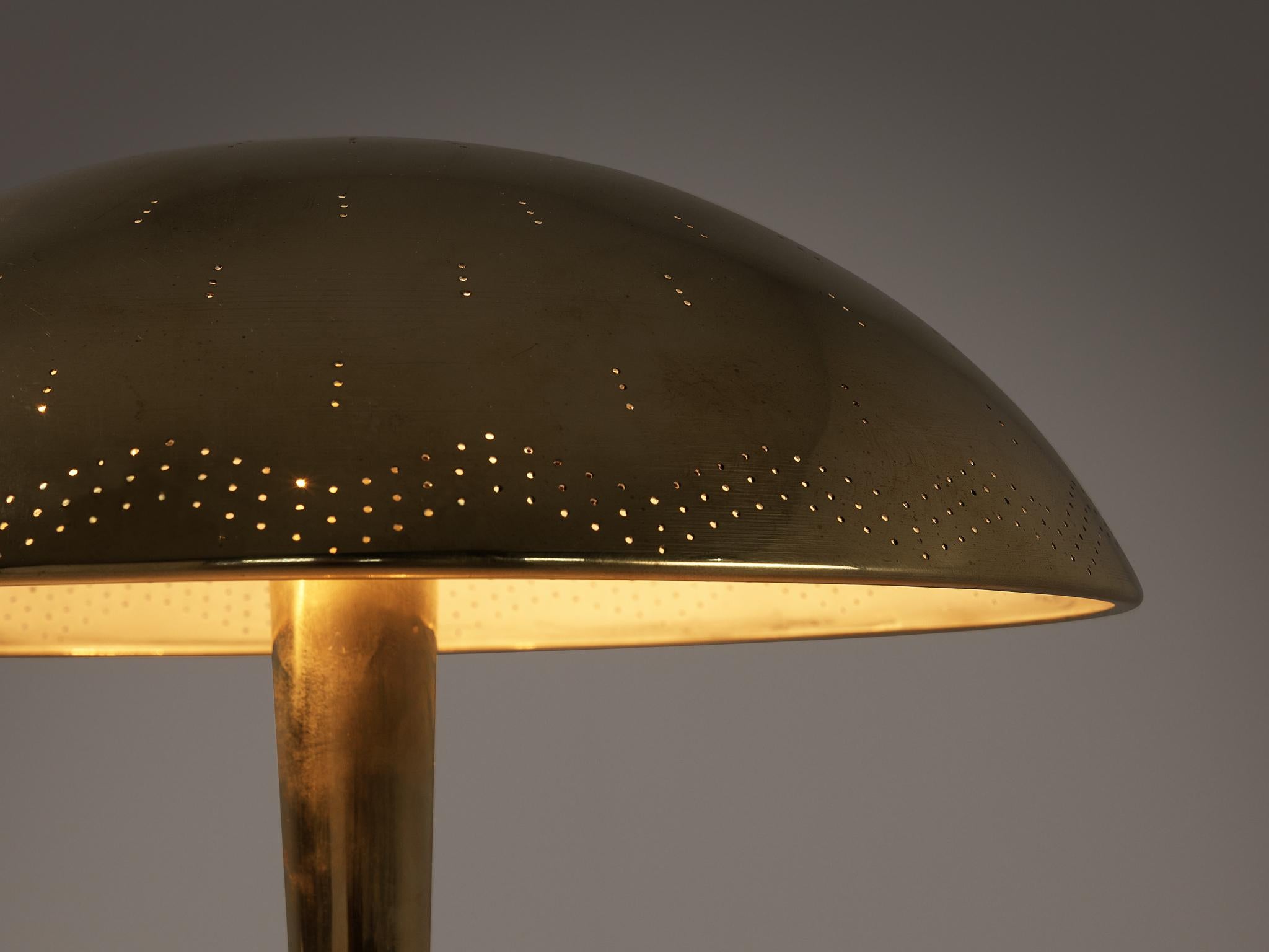 Scandinavian Modern Paavo Tynell for Taito Oy Table Lamp ‘5061’ in Brass