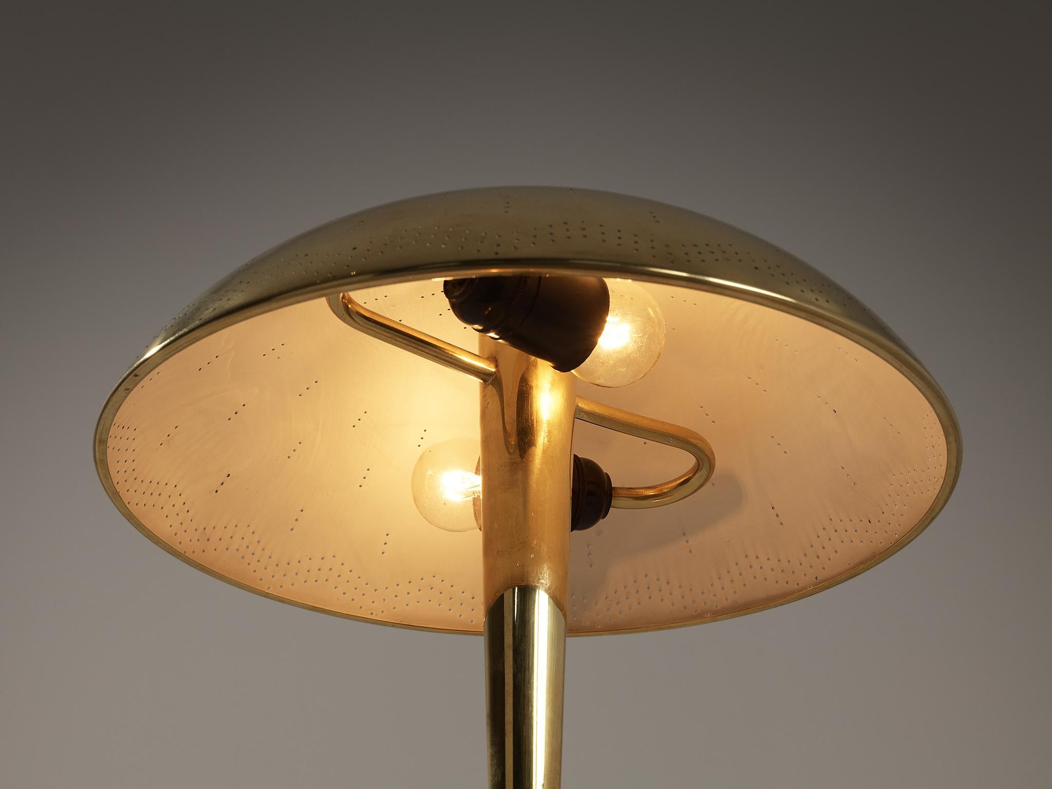 Mid-20th Century Paavo Tynell for Taito Oy Table Lamp ‘5061’ in Brass
