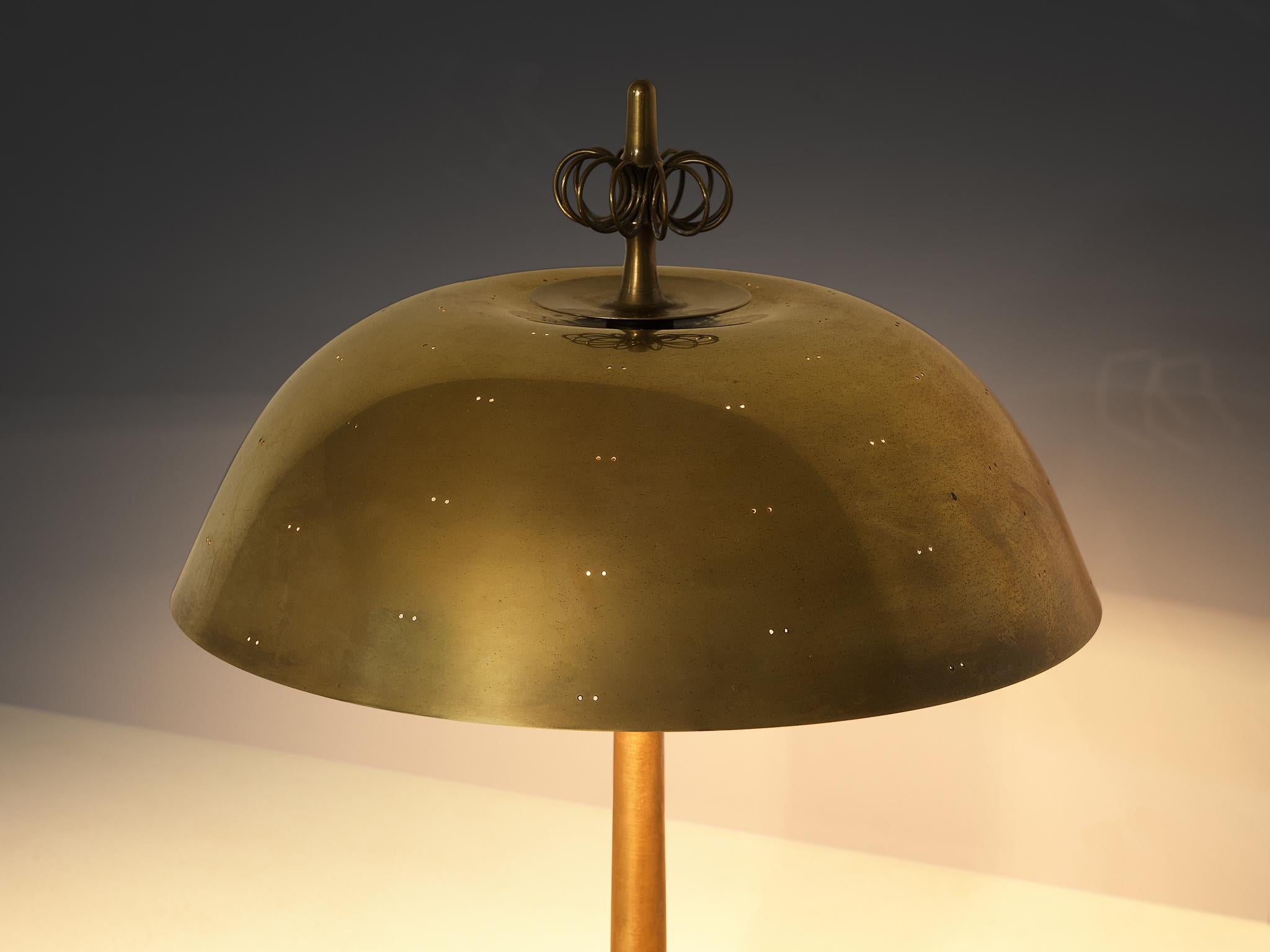 Finnish Paavo Tynell for Taito Oy Table Lamp ‘9211’ in Brass  For Sale