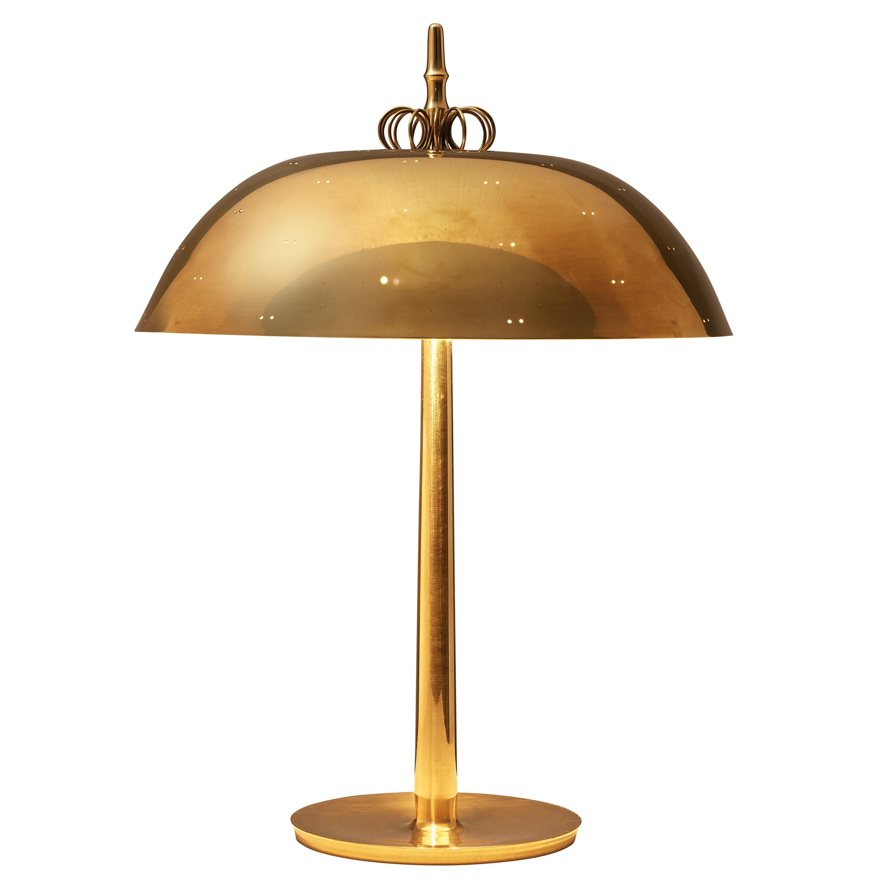 Paavo Tynell for Taito Oy Table Lamp in Brass