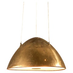 Paavo Tynell for Taito Pendant Lamp Model '1959' in Brass and Glass