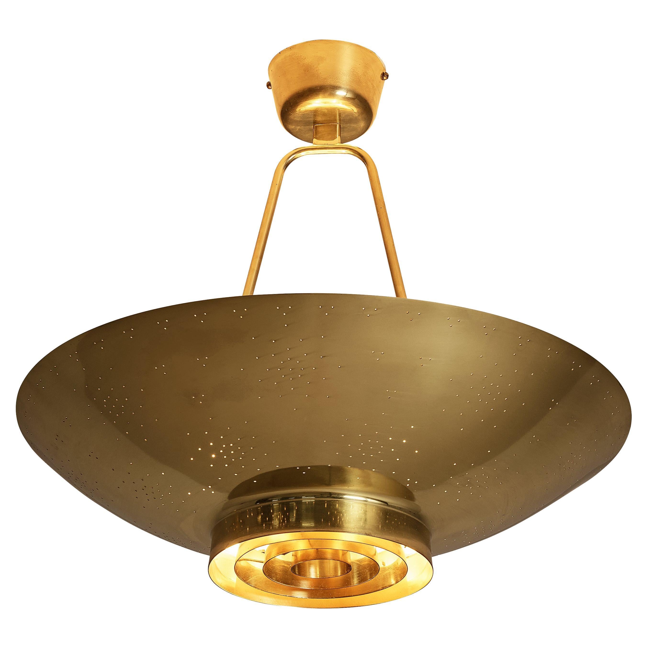 Paavo Tynell for Taito Pendant Lamp Model ‘9060’ in Brass