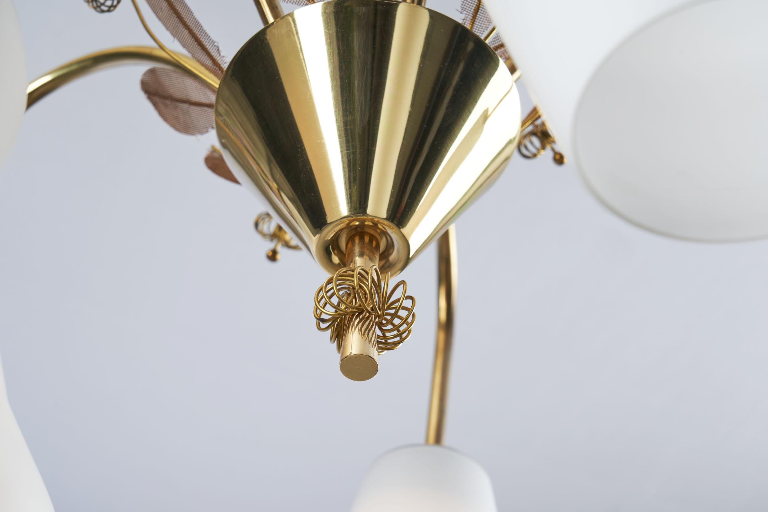 Paavo Tynell “K1-9/5” Ceiling Lamp for Idman Oy, Finland, 1950s For Sale 7