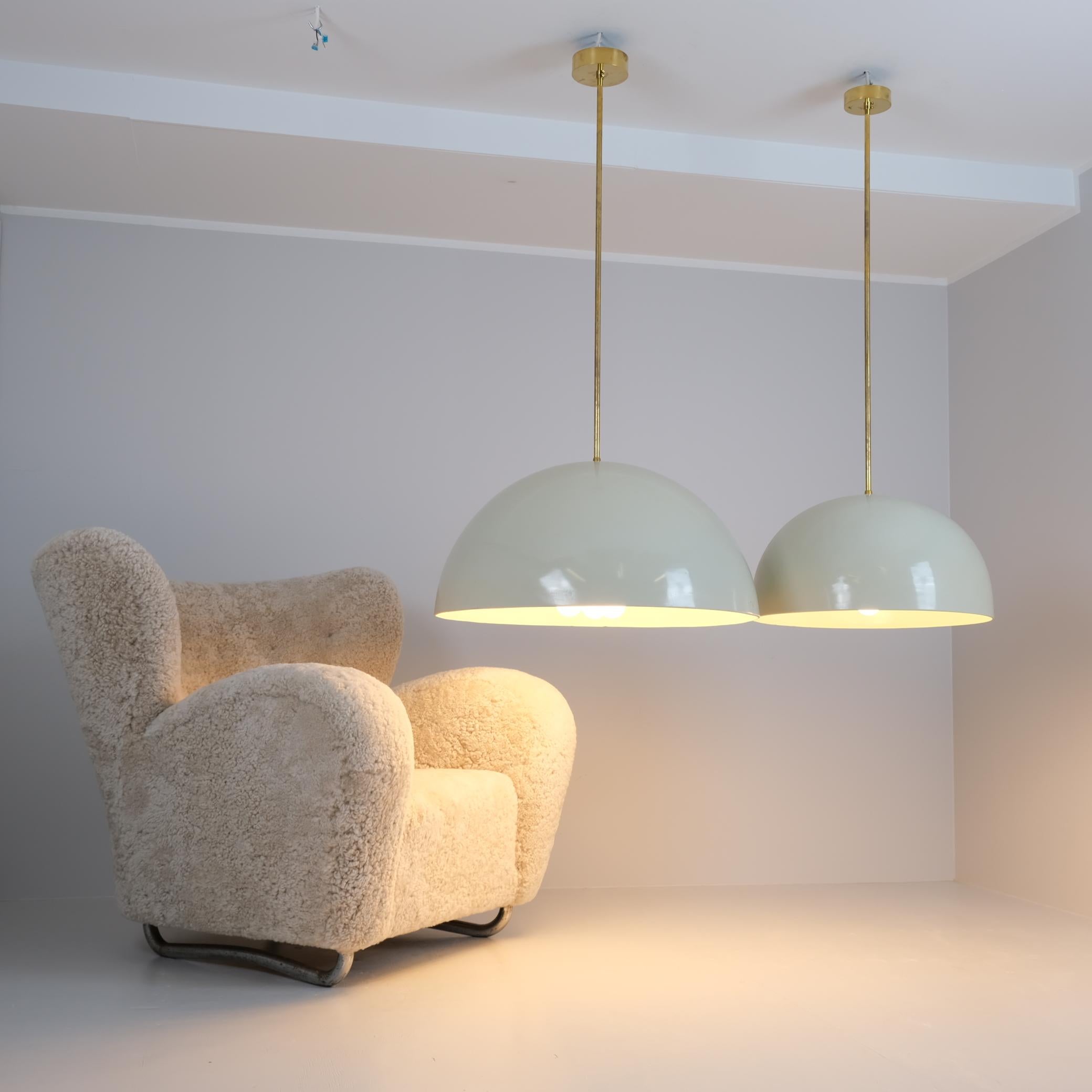 Paavo Tynell Large Ceiling Lamp from the Iconic Aulanko Hotel, Taito 1938 For Sale 6