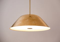 Großer Anhänger aus perforiertem Messing von Paavo Tynell, in Auftrag gegeben für Taito Oy