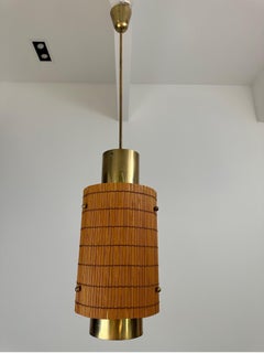 Lampada a sospensione di grandi dimensioni Paavo Tynell di Taito Oy - Anni '50