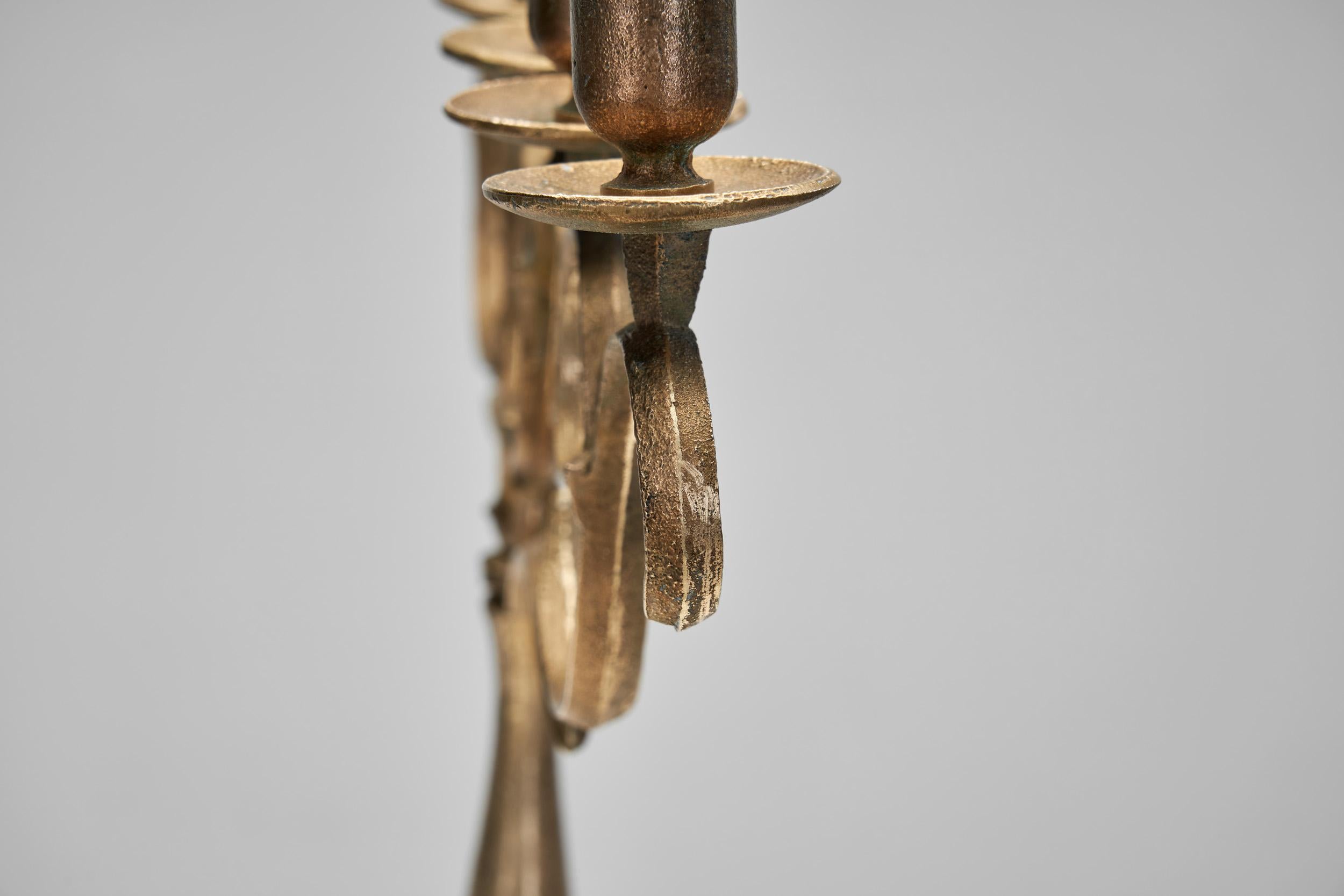 Candélabre en laiton Paavo Tynell modèle 162 pour Taito Oy, Finlande, vers 1930 en vente 1