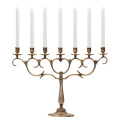 Candelabro in ottone Paavo Tynell modello "162" per Taito Oy, Finlandia, 1930 ca.