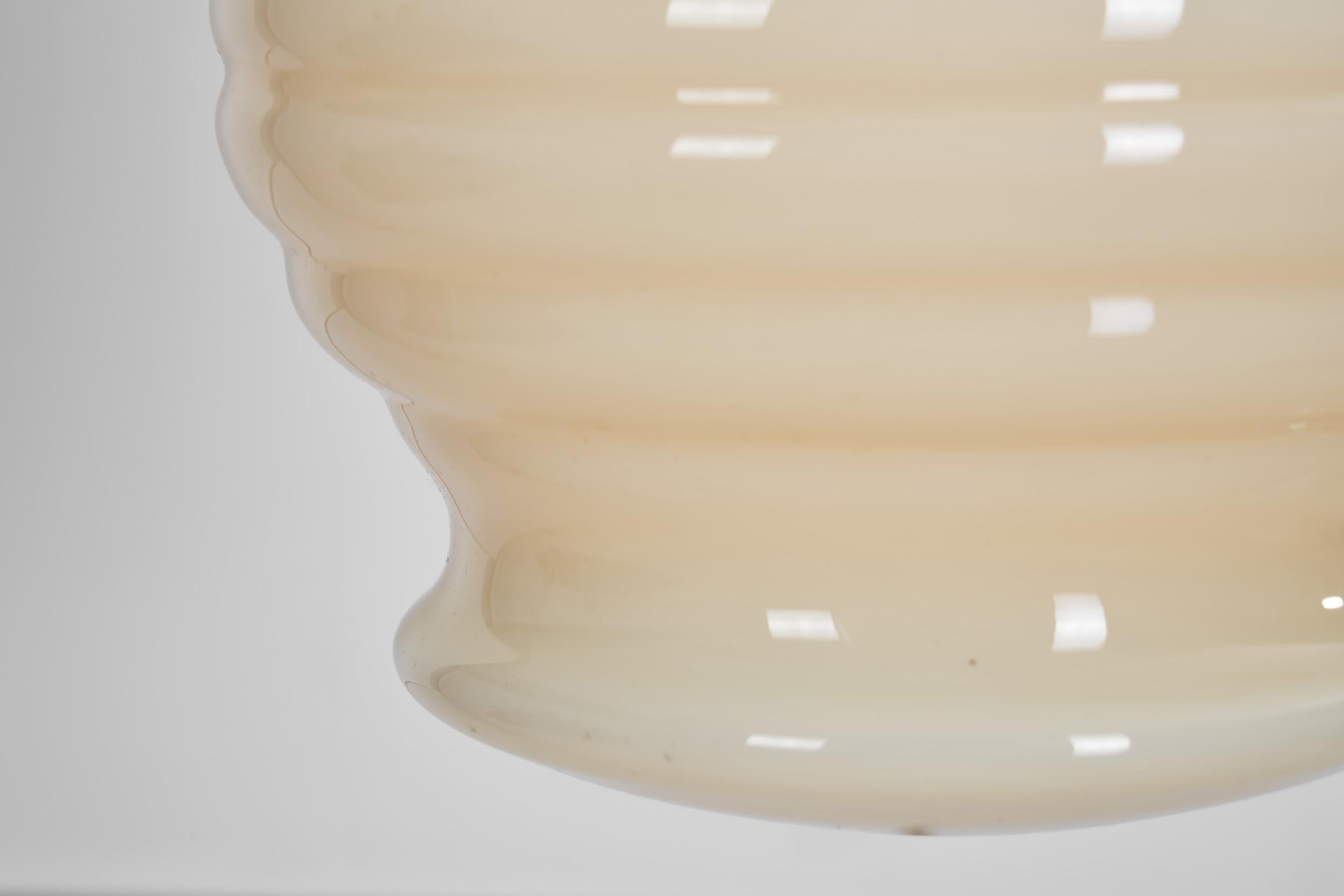 Lampe à suspension Paavo Tynell modèle 556 pour Taito Oy, Finlande, années 1930 5