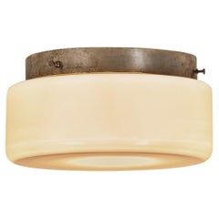 Paavo Tynell Model "80154" Opal Glass Ceiling Lamp for Idman, Finland 1930s