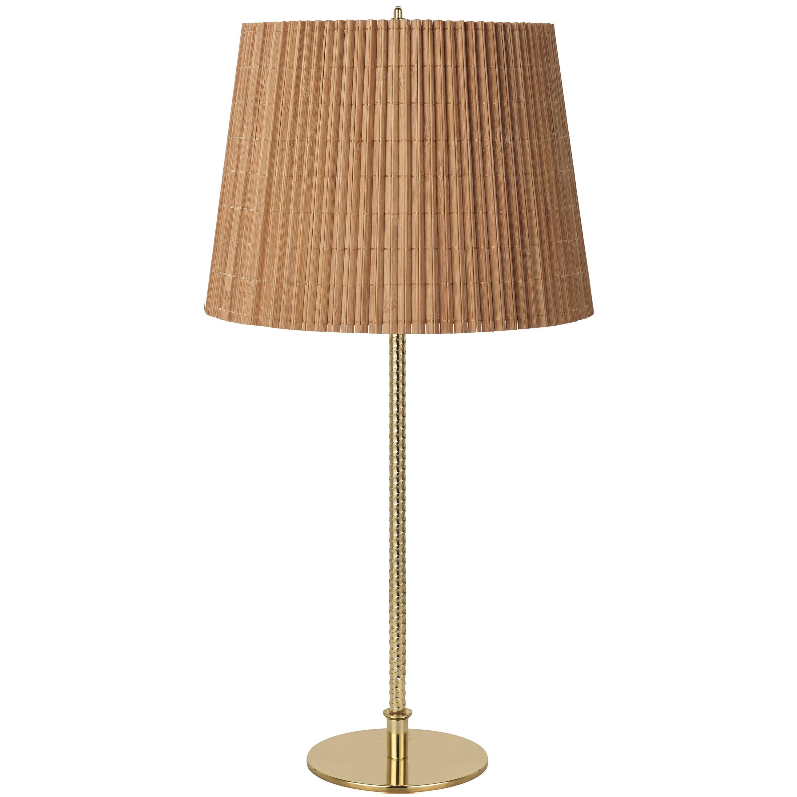 Paavo Tynell Model 9205 Canvas and Brass Table Lamp for GUBI  For Sale 4