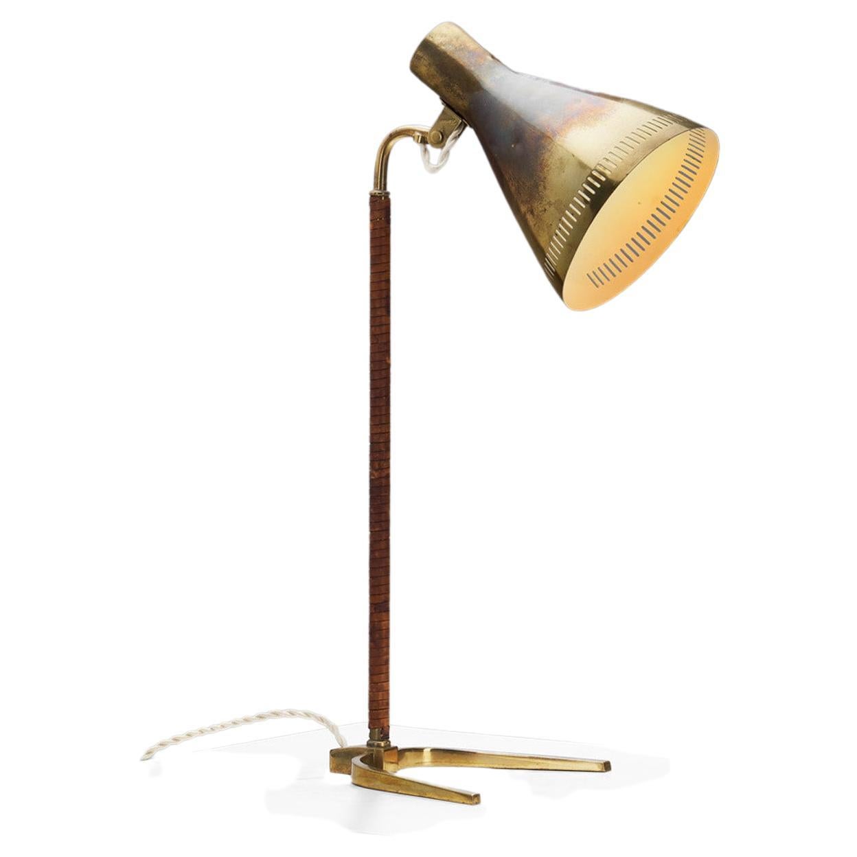 Lampe de table Paavo Tynell modèle 9224 "Fer à cheval" pour Idman Oy, Finlande années 1950 en vente