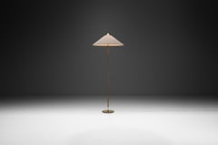 Paavo Tynell "Model 9602" Brass Floor Lamp for Taito Oy, Finland 1950s