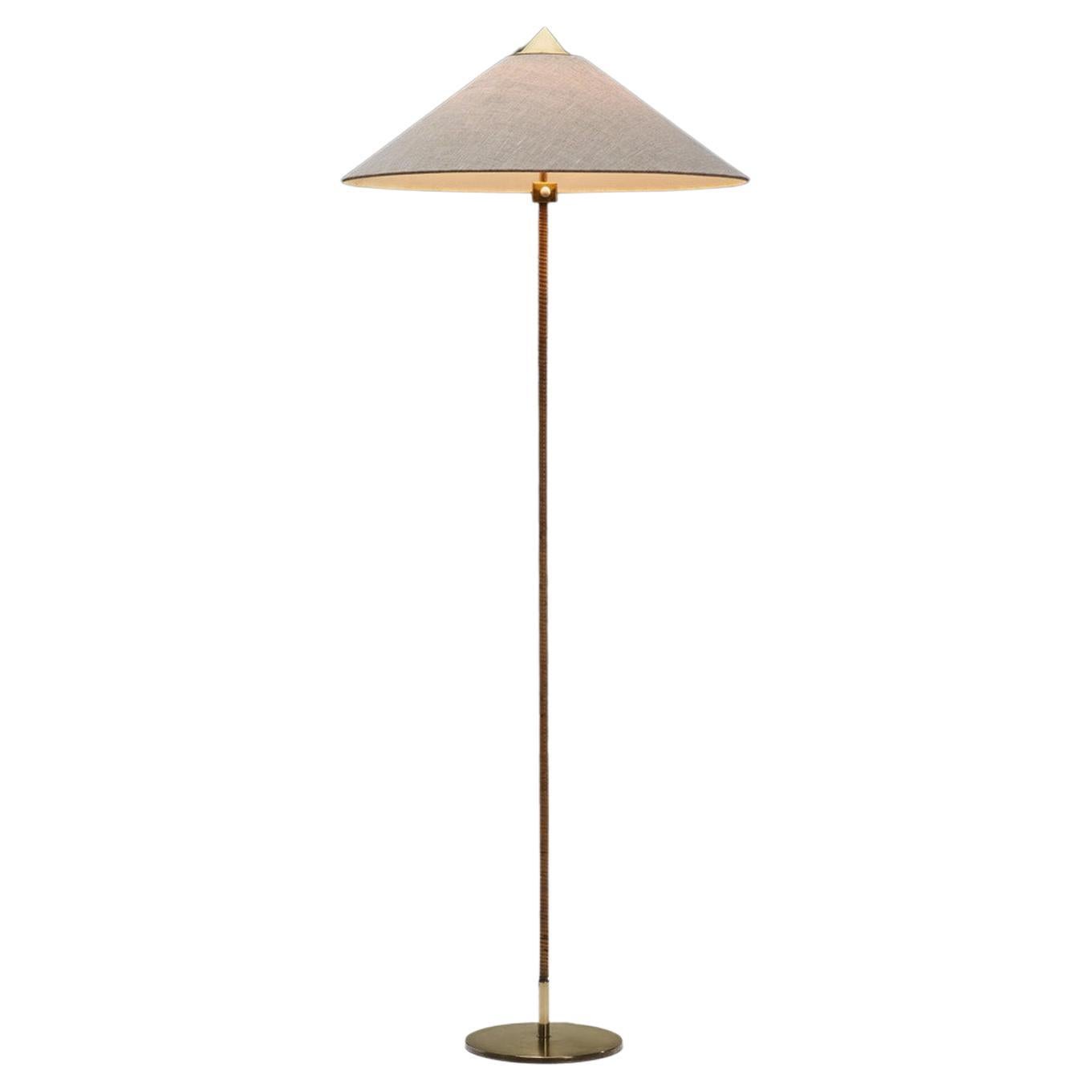 Paavo Tynell "Model 9602" Brass Floor Lamp for Taito Oy, Finland, 1950s