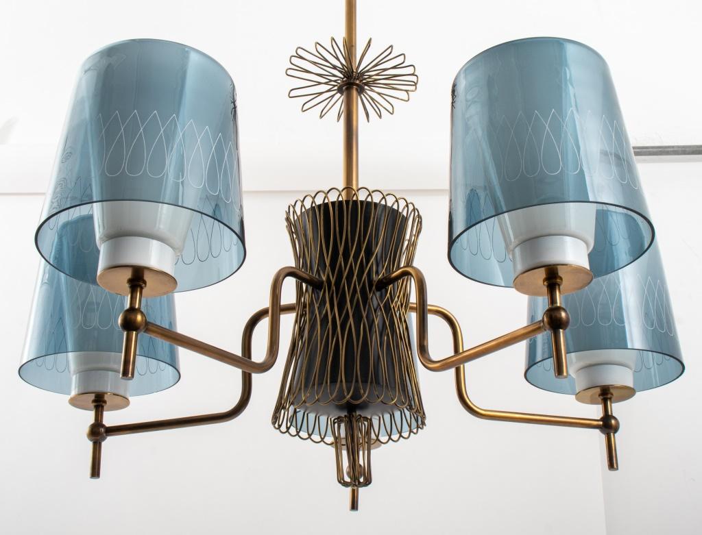 Paavo Tynell Modernist Chandelier For Sale 5