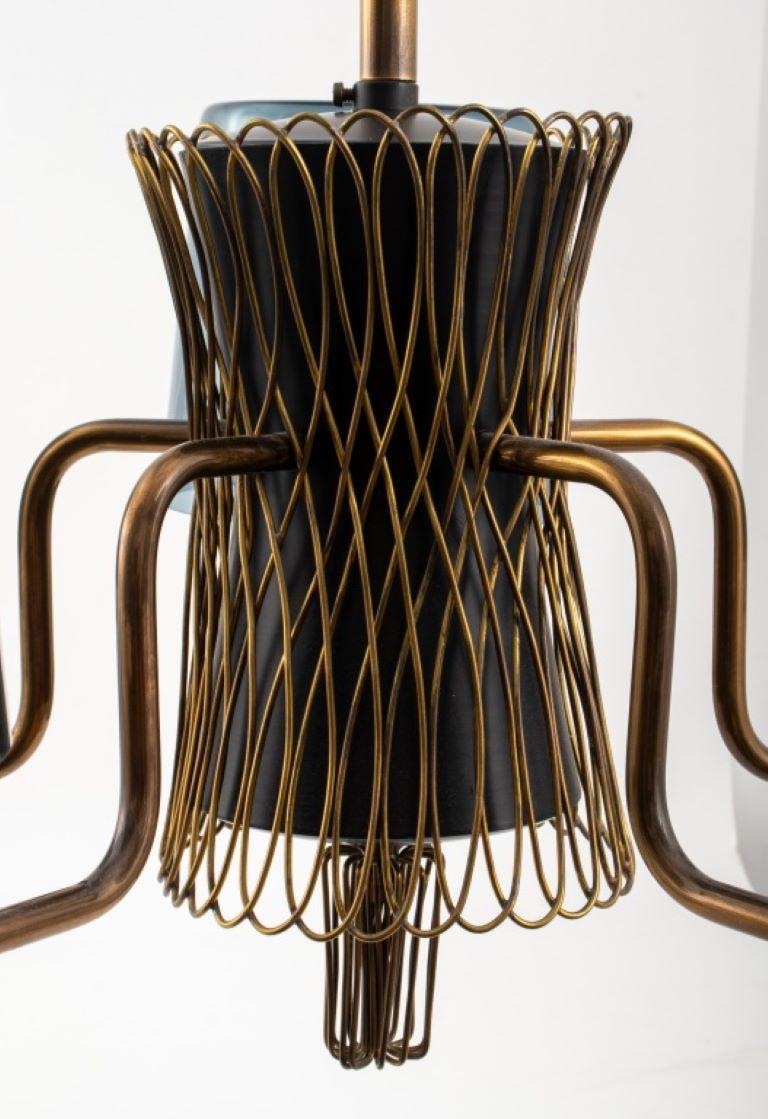 Paavo Tynell Modernist Chandelier In Good Condition For Sale In New York, NY