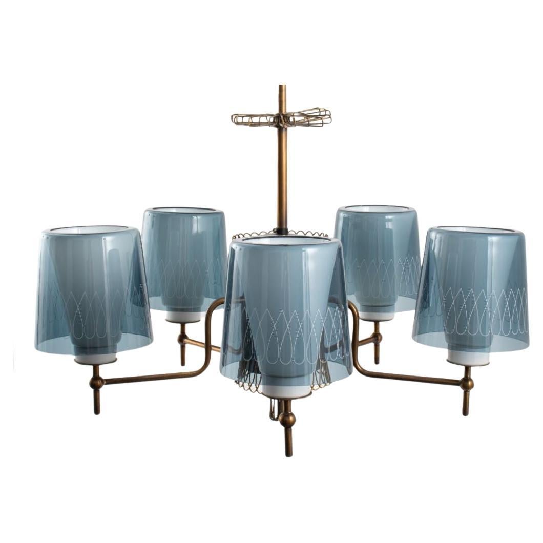 Paavo Tynell Modernist Chandelier For Sale