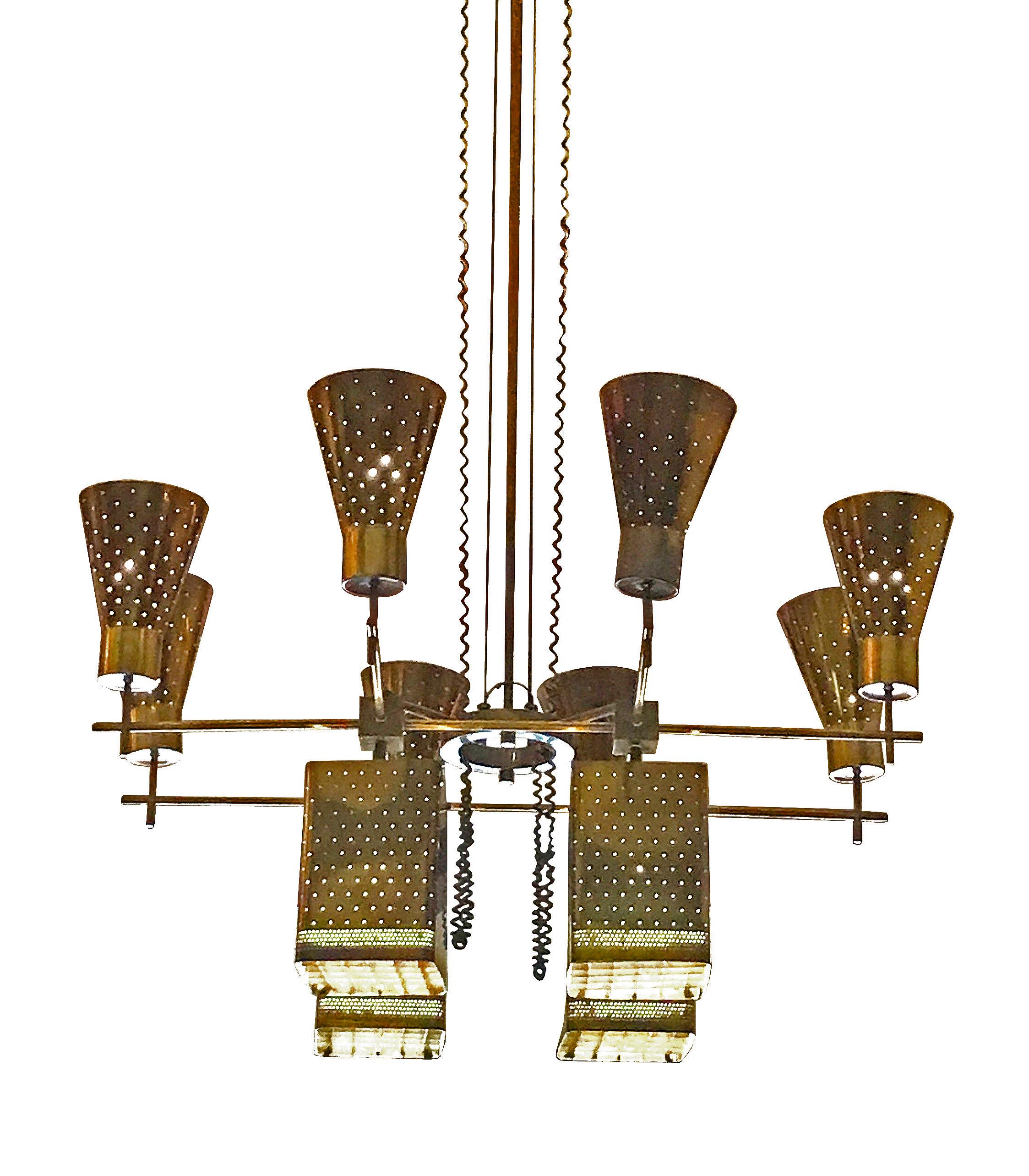 Mid-20th Century Paavo Tynell Monumental Chandelier