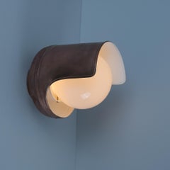 Paavo Tynell Outdoor Copper and Opaline Lamp Model 7307, Taito 1930s