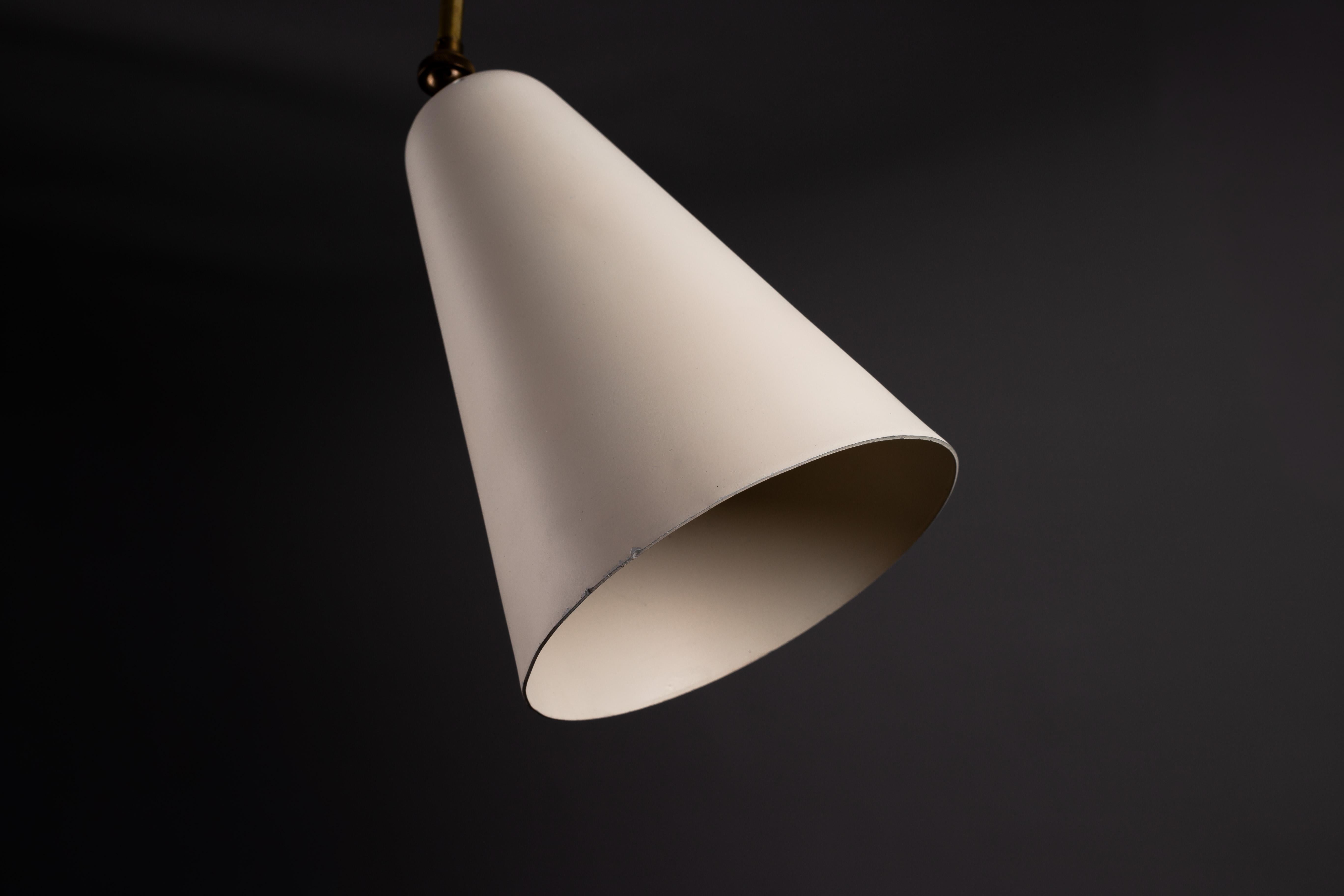 Paavo Tynell, pair of 1950s ceiling/wall lamps, Idman Oy en vente 10