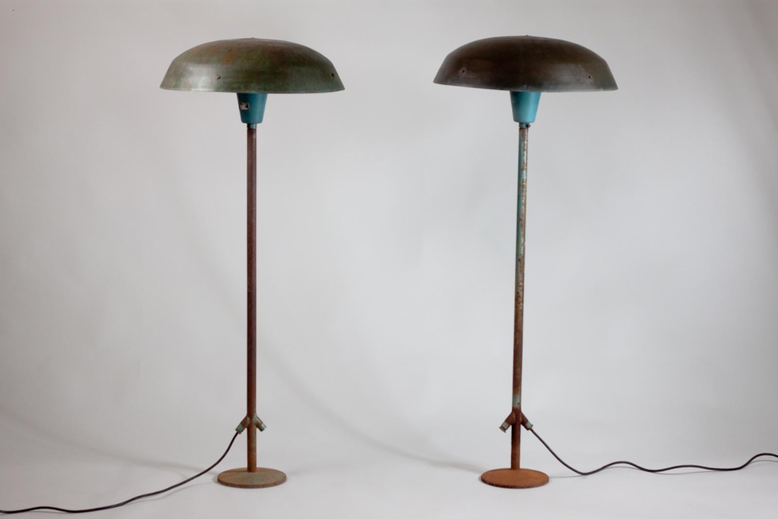 Paavo Tynell, pair of 1950's garden lights for Idman Oy For Sale 3