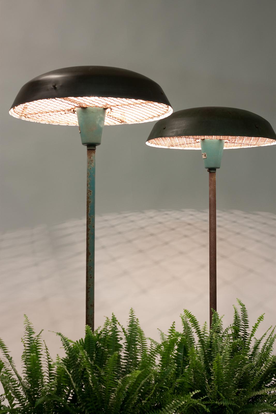 Paavo Tynell, pair of 1950's garden lights for Idman Oy For Sale 7
