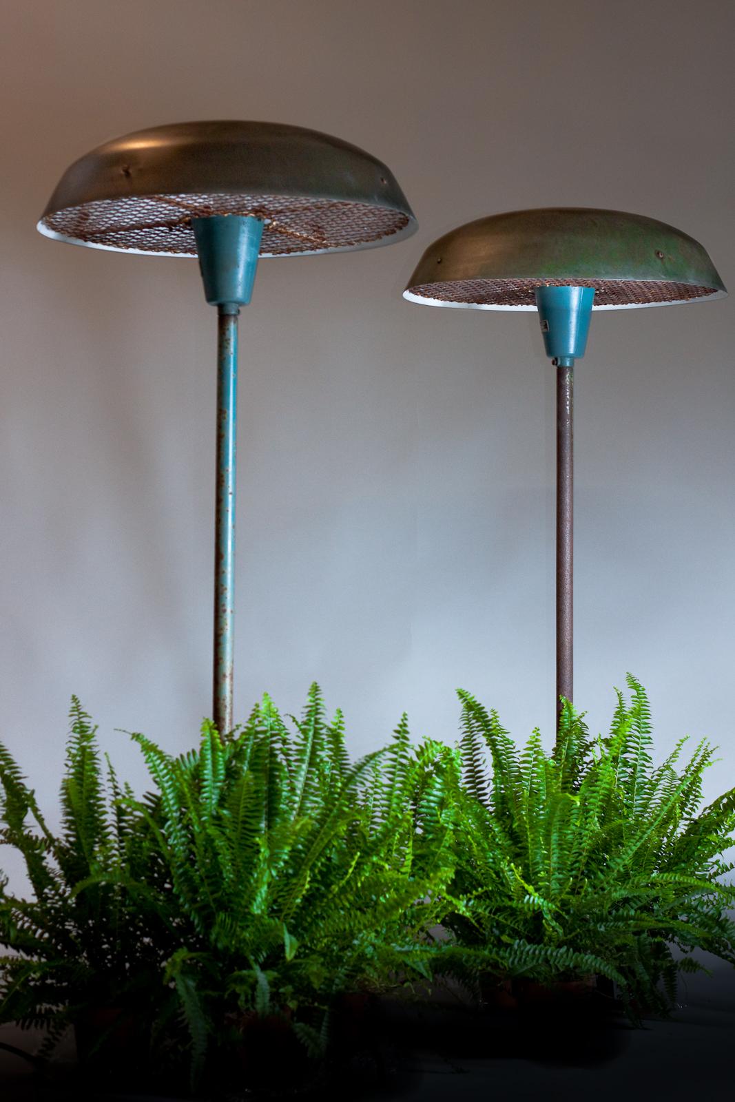 Paavo Tynell, pair of 1950's garden lights for Idman Oy For Sale 8