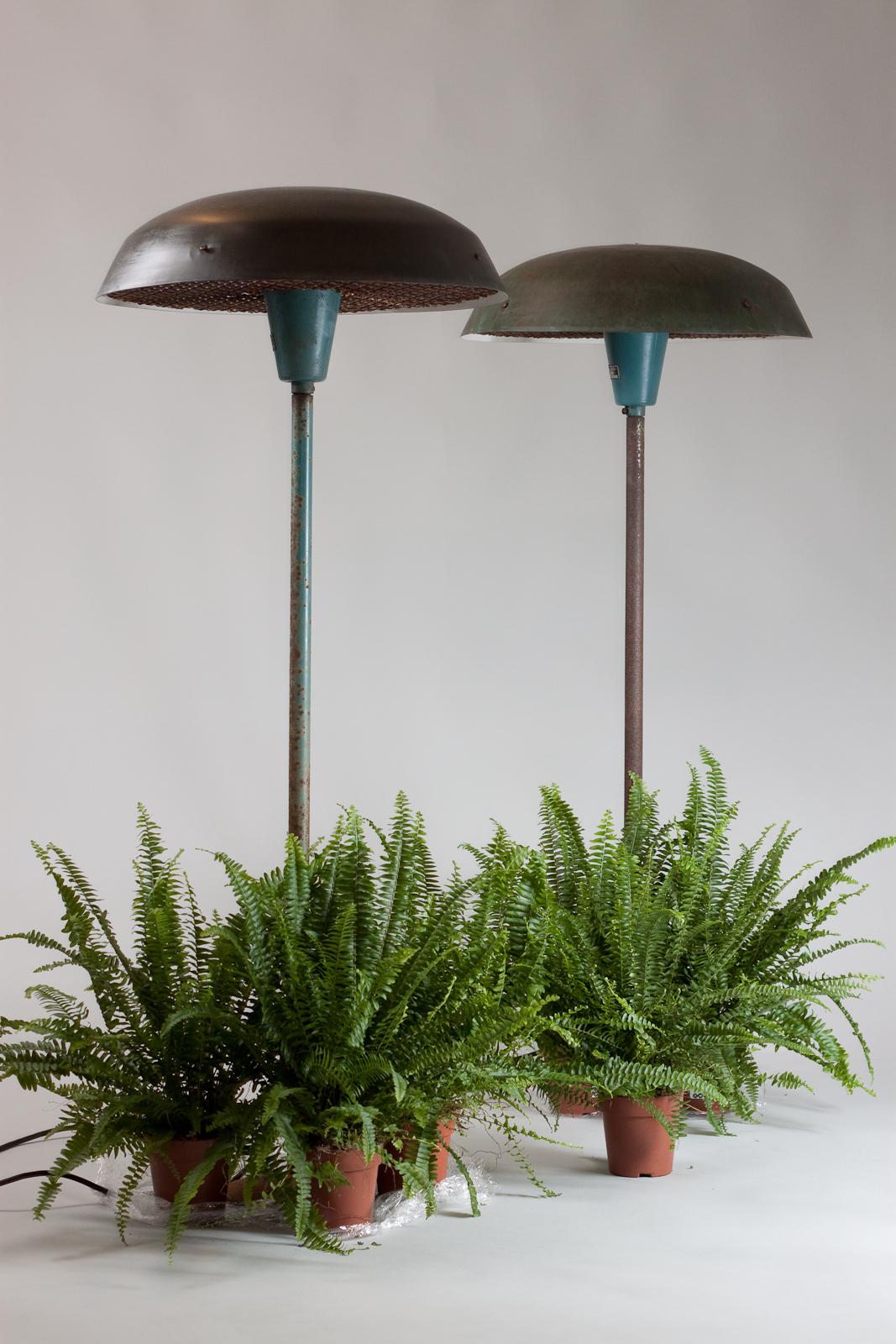 Paavo Tynell, pair of 1950's garden lights for Idman Oy For Sale 9