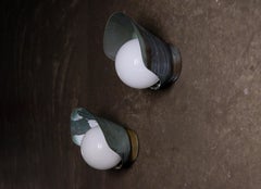 Paavo Tynell, pair of Copper Wall Lamps, Model 7309, Taito Oy, circa 1940