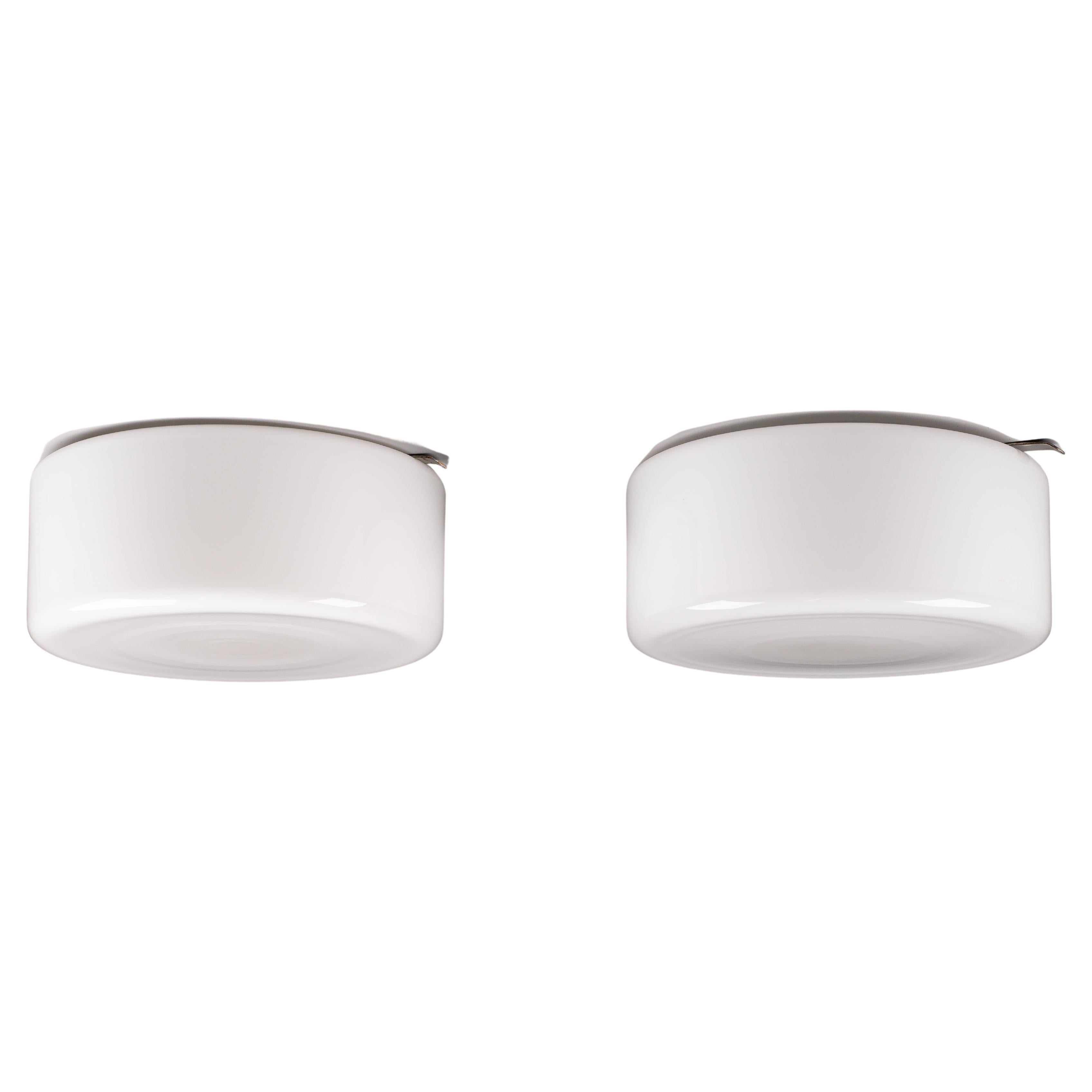 Paavo Tynell, pair of flush mounts (∅30 cm), Idman Oy