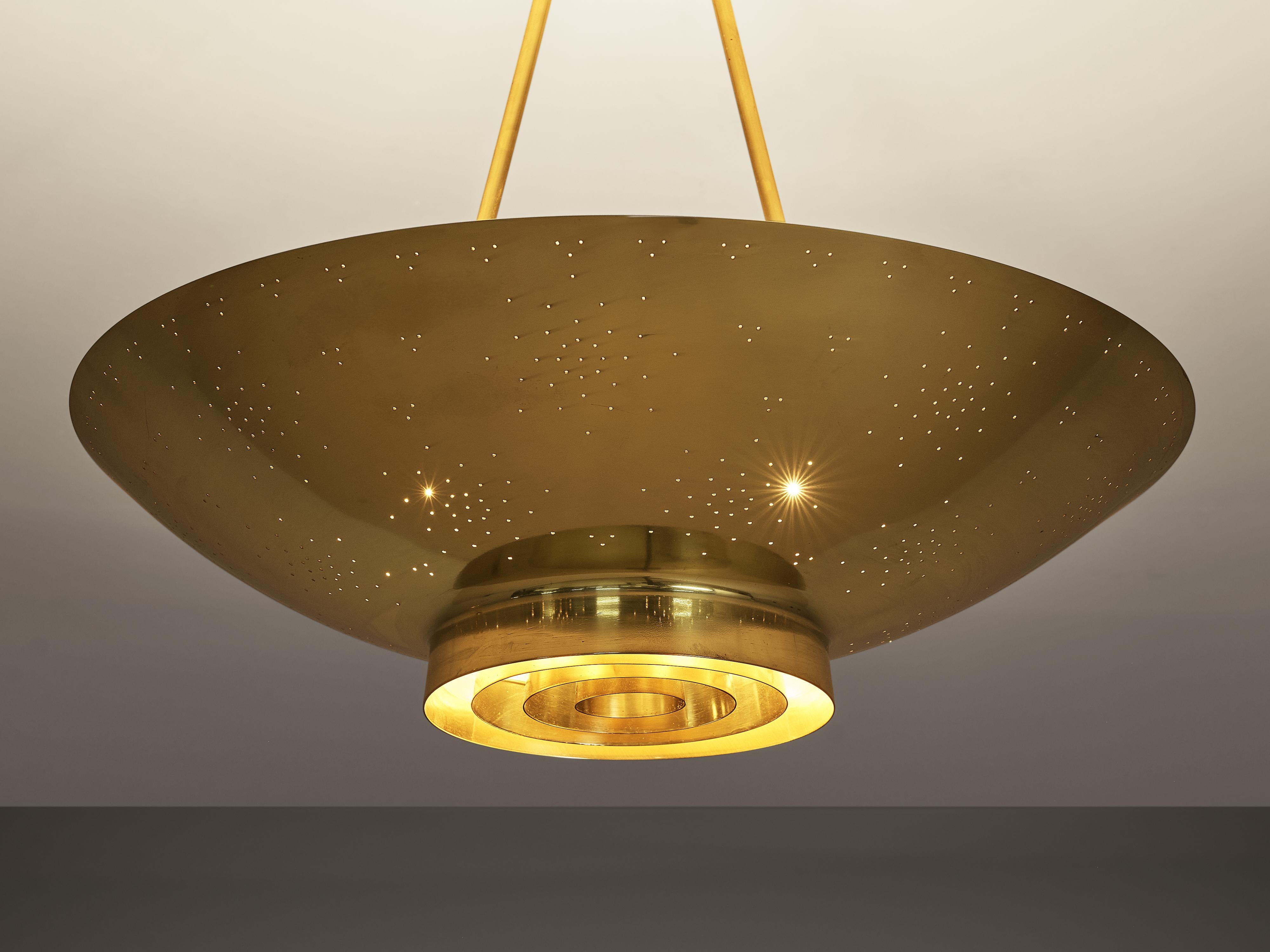 Paavo Tynell Pendant Lamps Model ‘9060’ in Brass 3