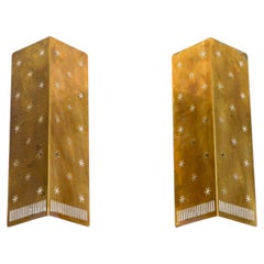 Paavo Tynell, Pair of wall lamp model 10330 for Taito, circa 1950.