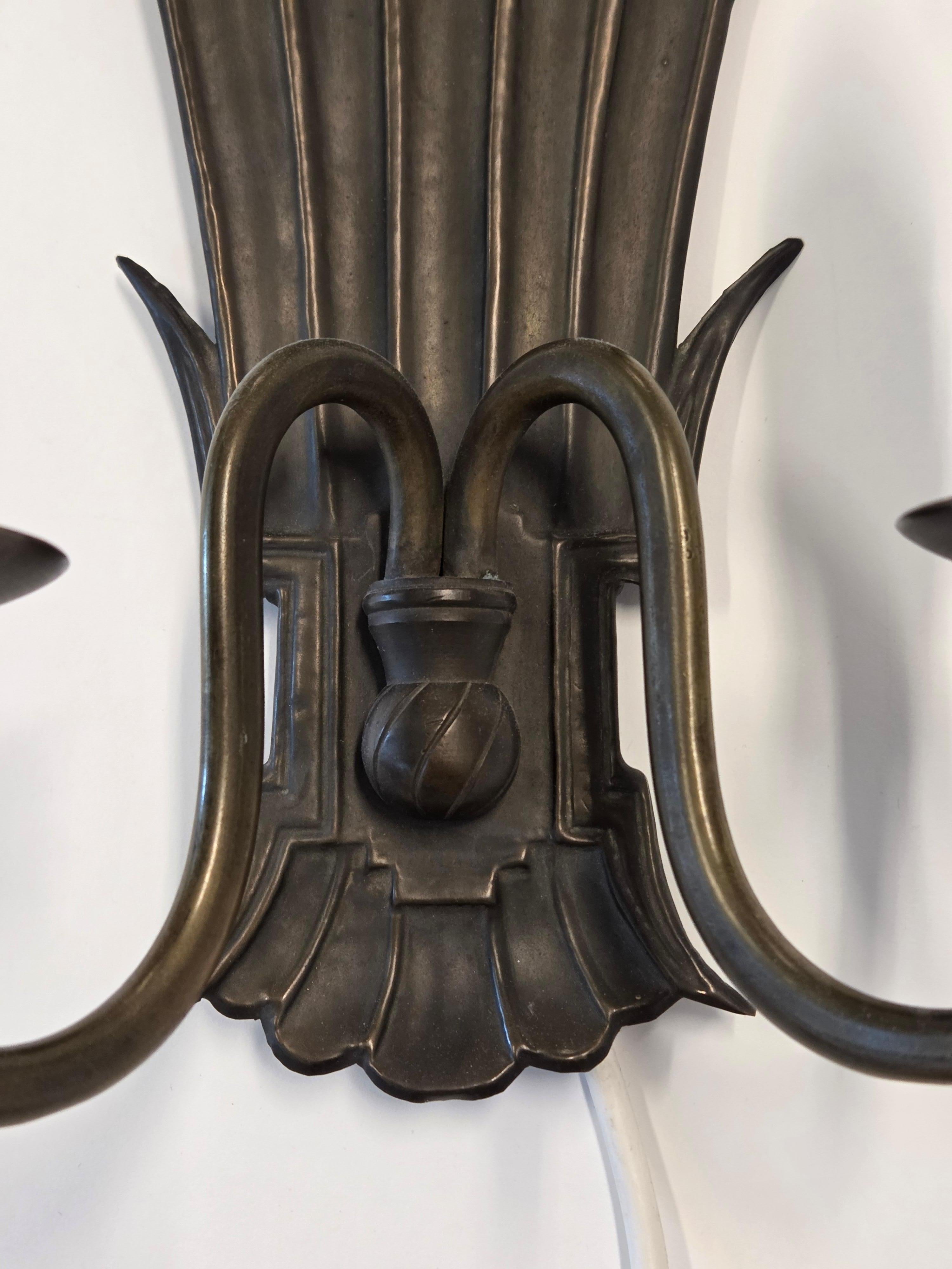 Paavo Tynell Pair of Wall Lamps Model 7004 For Sale 3