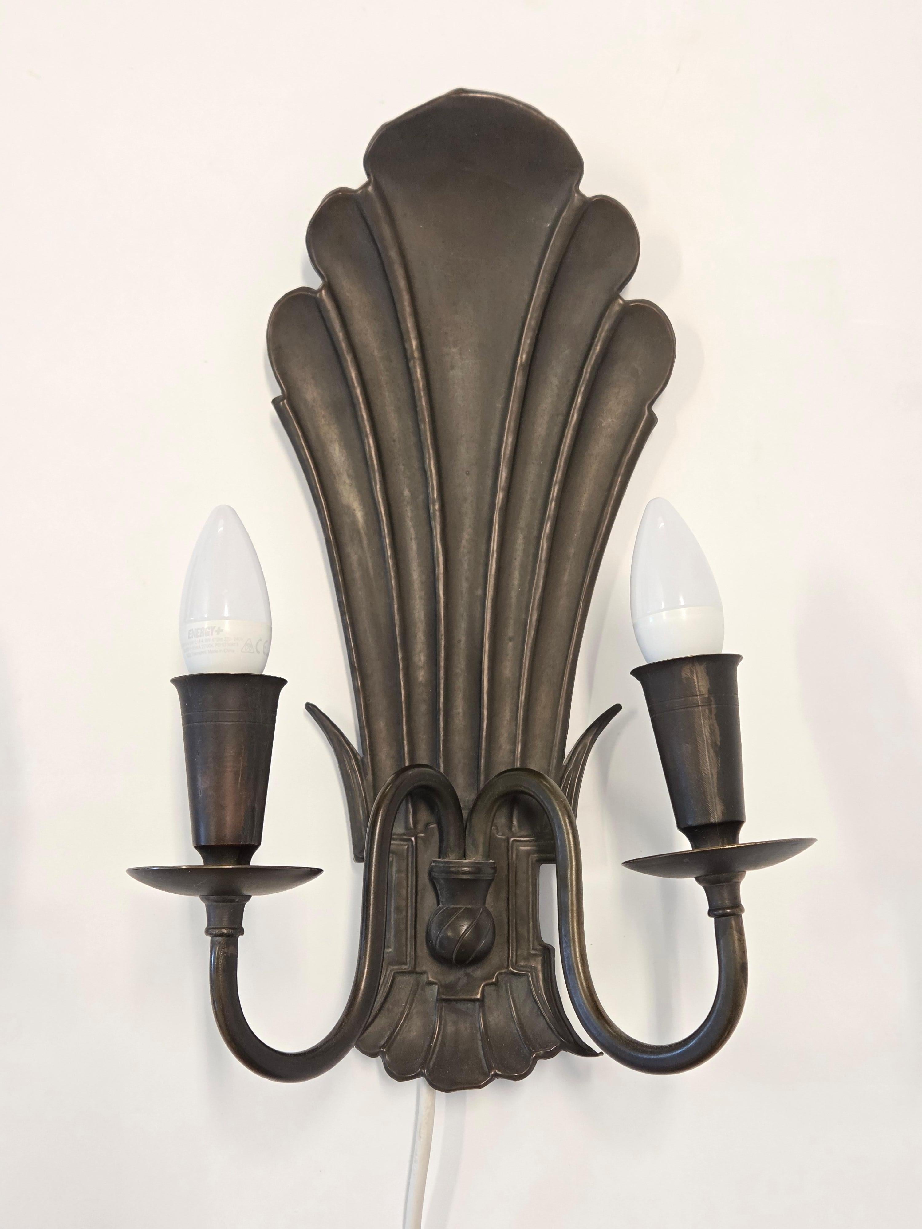 Paavo Tynell Pair of Wall Lamps Model 7004 For Sale 9