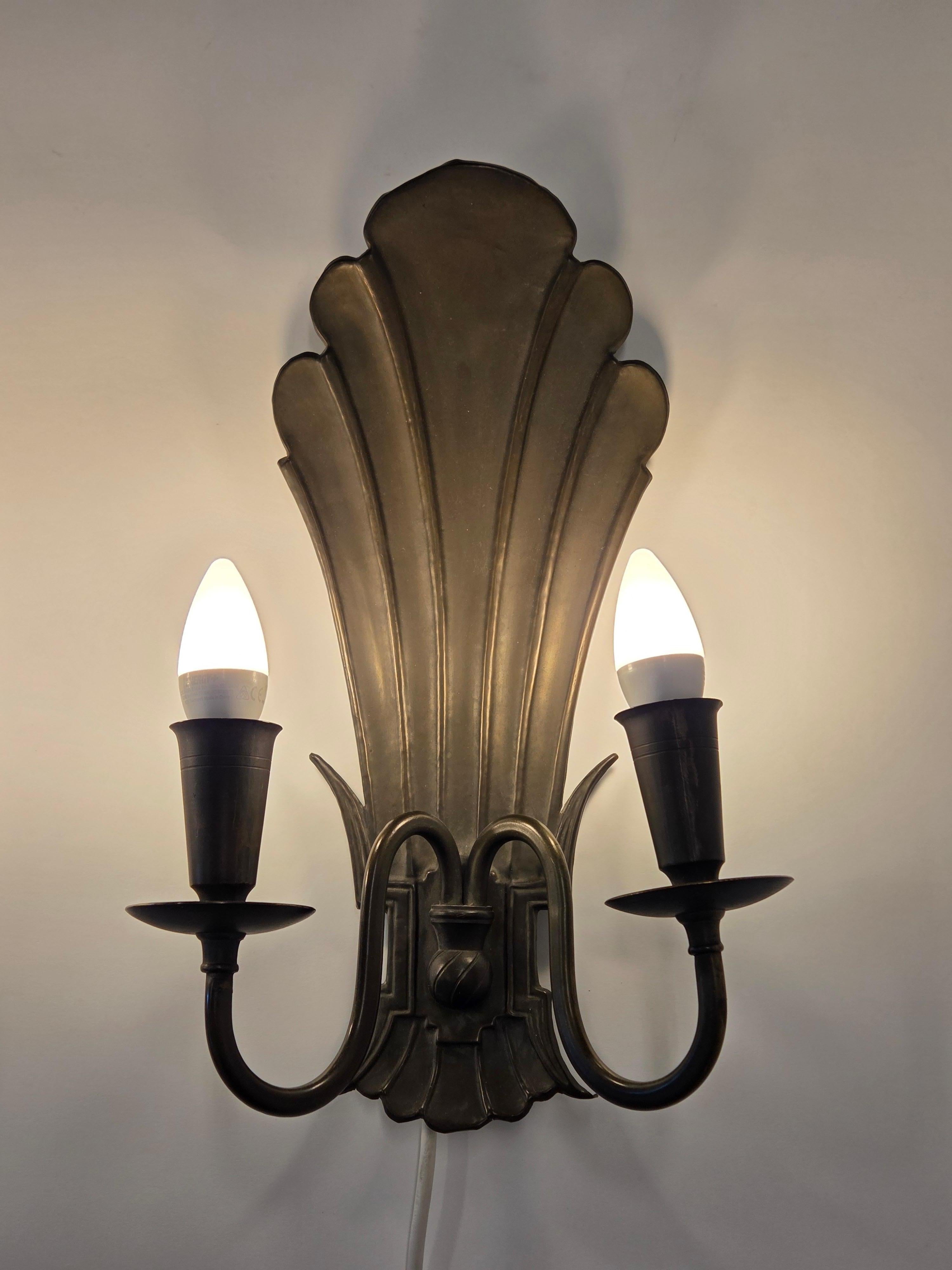 Mid-20th Century Paavo Tynell Pair of Wall Lamps Model 7004 For Sale
