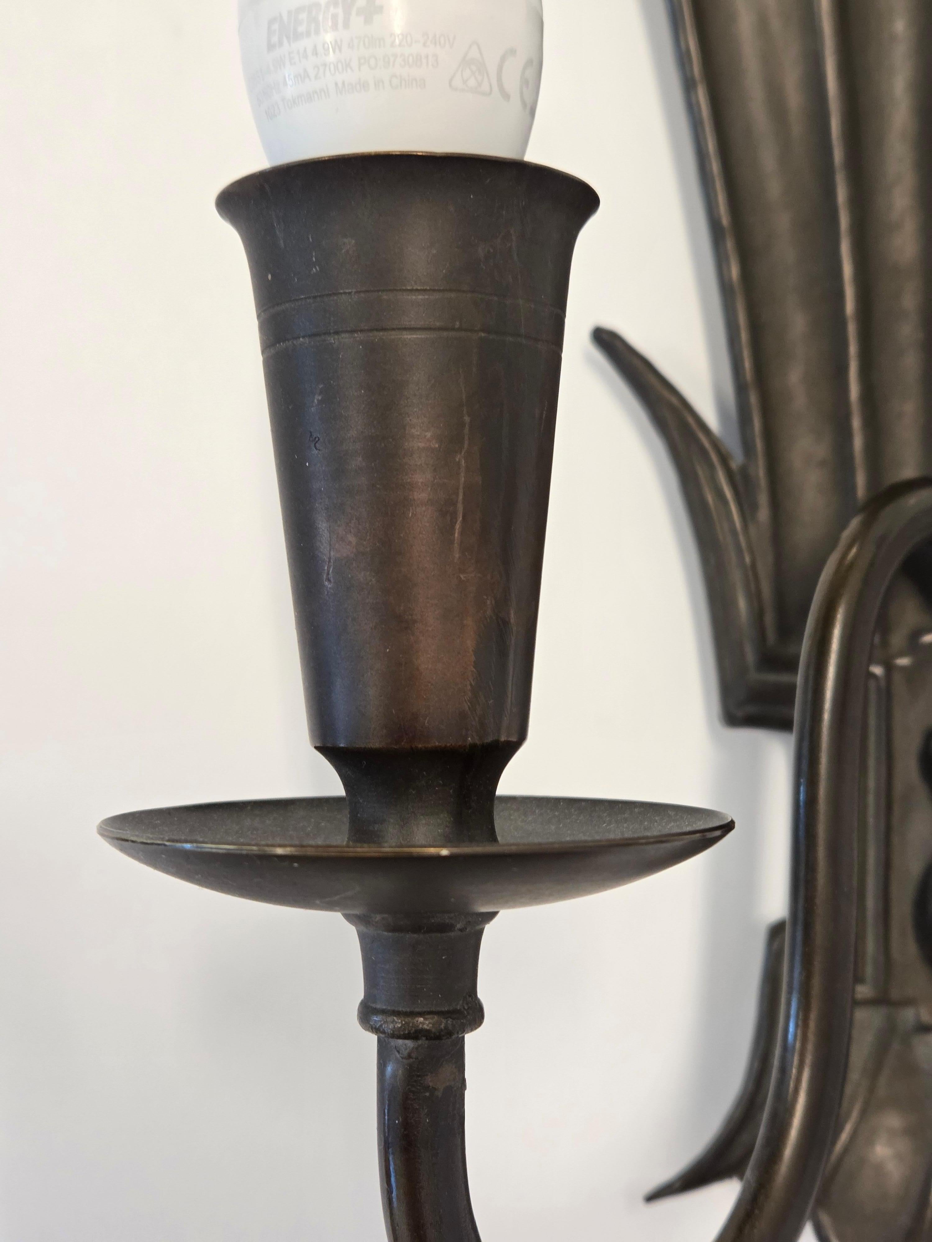 Paavo Tynell Pair of Wall Lamps Model 7004 For Sale 2