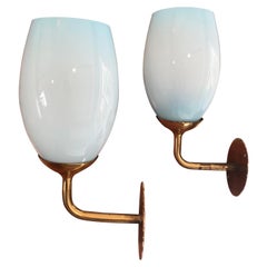 Paavo Tynell Pair of Wall Lights for Taito Oy, 1940s