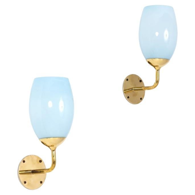 Paavo Tynell Pair of Wall Lights for Taito Oy, 1940s