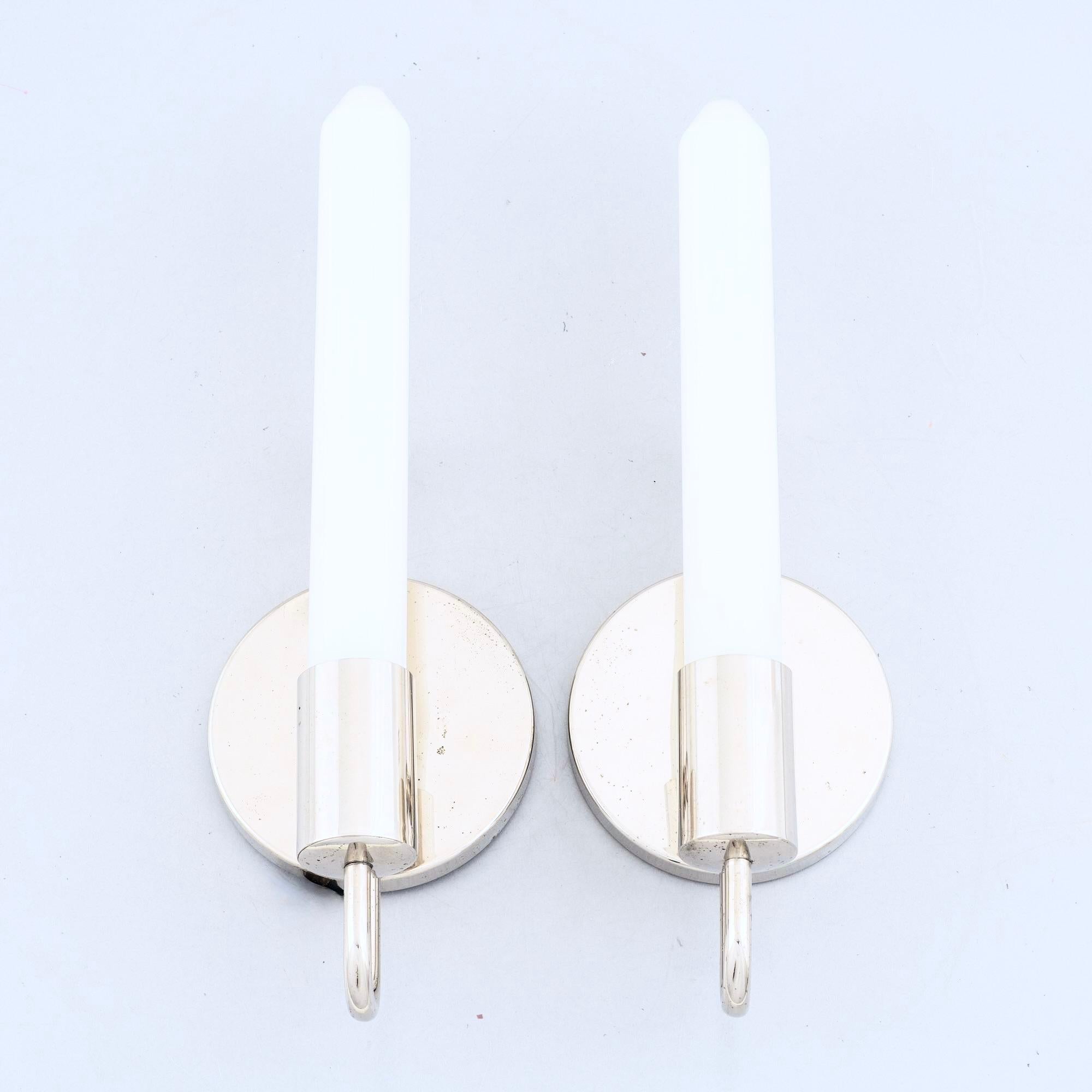 Mid-Century Modern Paavo Tynell, Pair of Wall Sconces, Scandinavian Modern, Finland 1930s For Sale