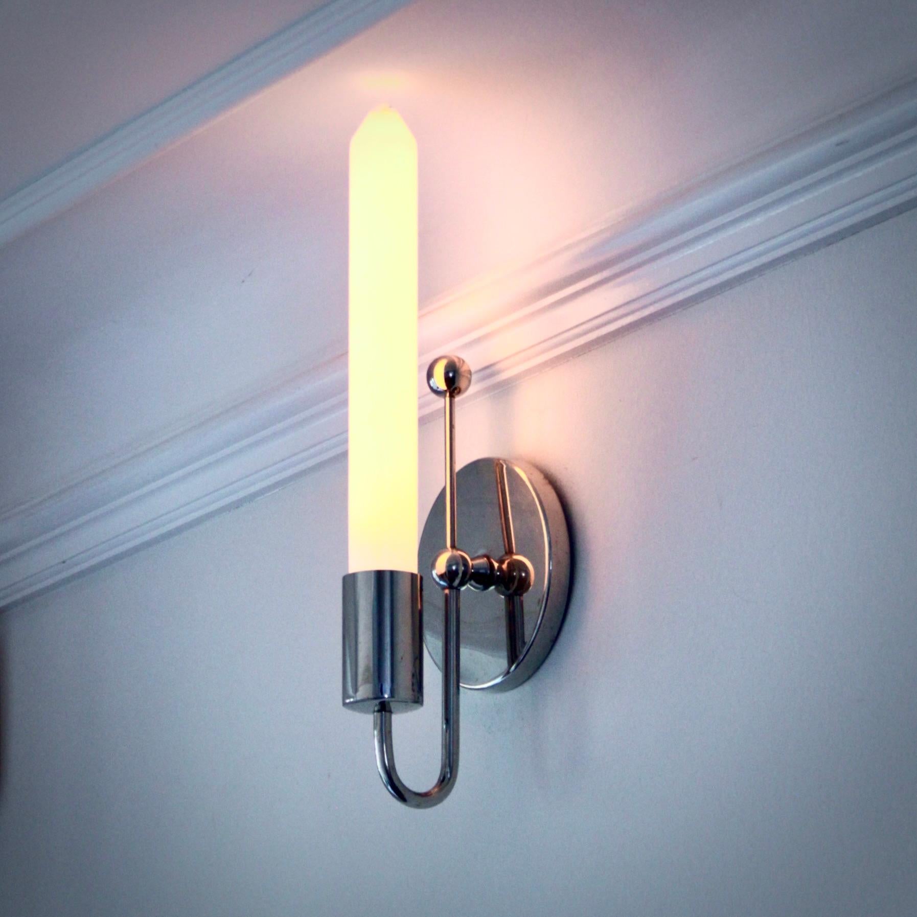 Paavo Tynell, Pair of Wall Sconces, Scandinavian Modern, Finland 1930s For Sale 1