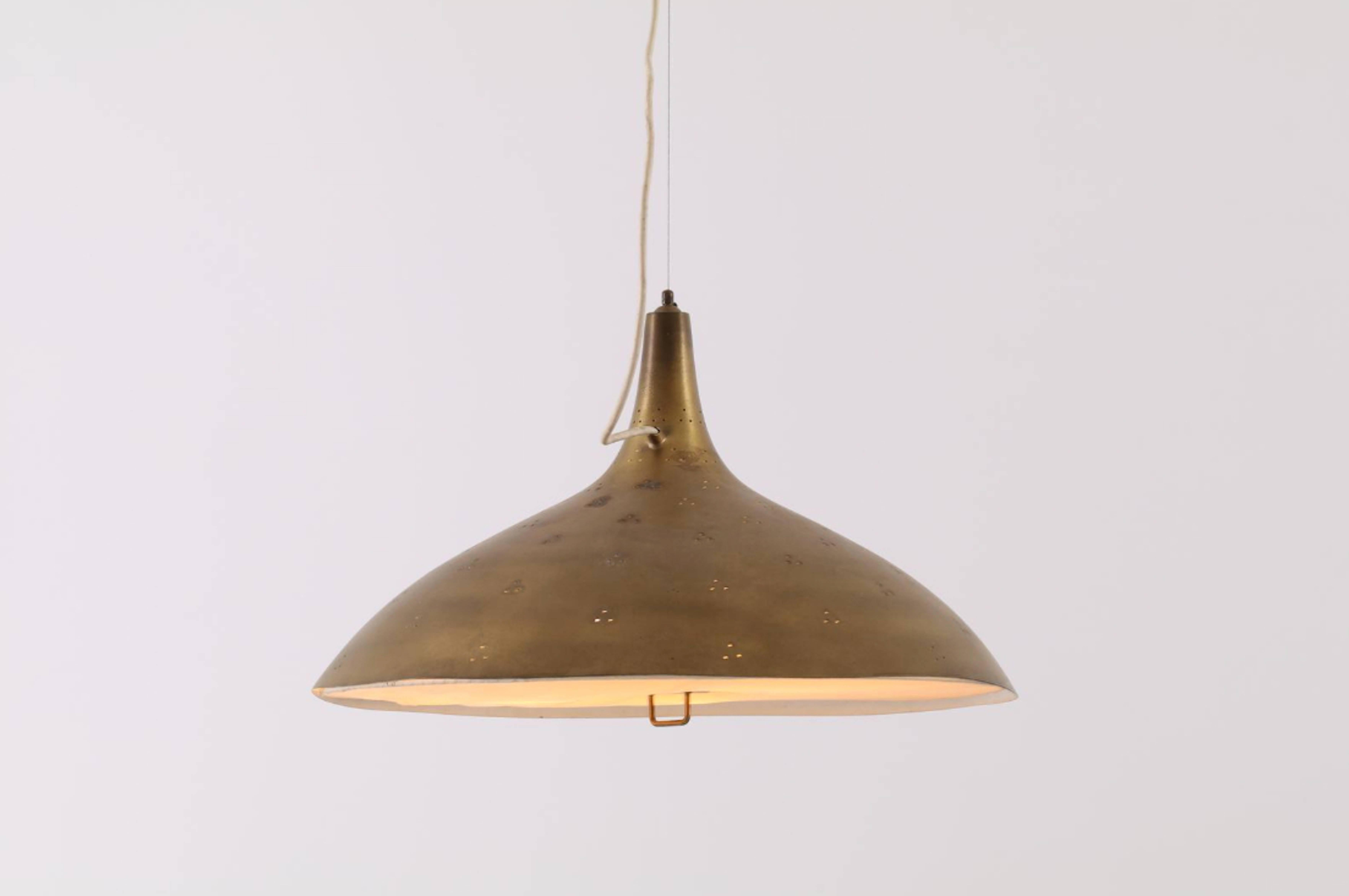Scandinavian Modern Paavo Tynell Pendant Lamp for Idman Oy, Model 1965 For Sale
