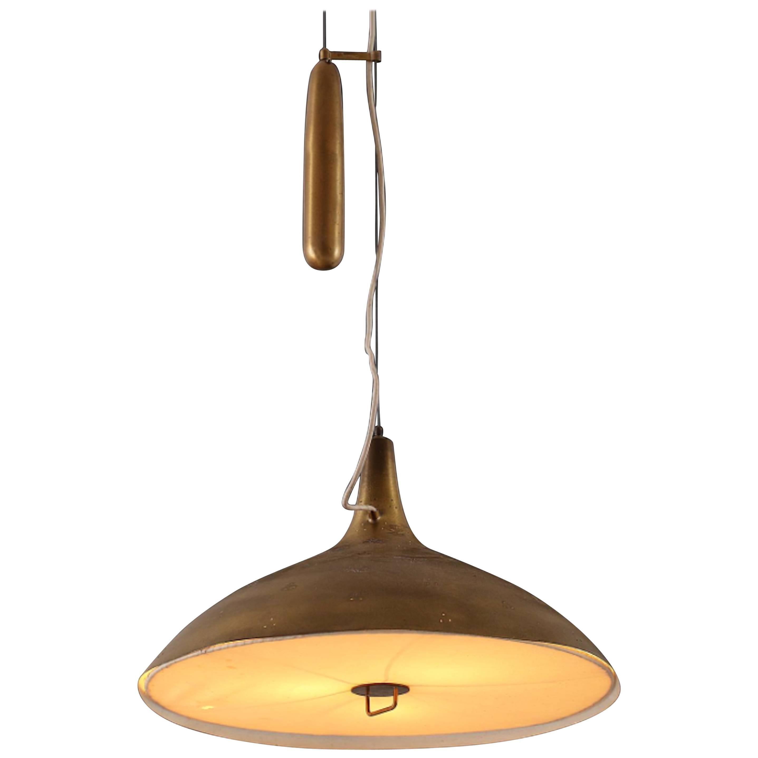 Lampe à suspension Paavo Tynell pour Idman Oy, modèle 1965